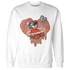 Georgia Peach 3s Sweatshirt Match BER Winter - NastyJamz