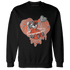 Georgia Peach 3s Sweatshirt Match BER Winter - NastyJamz