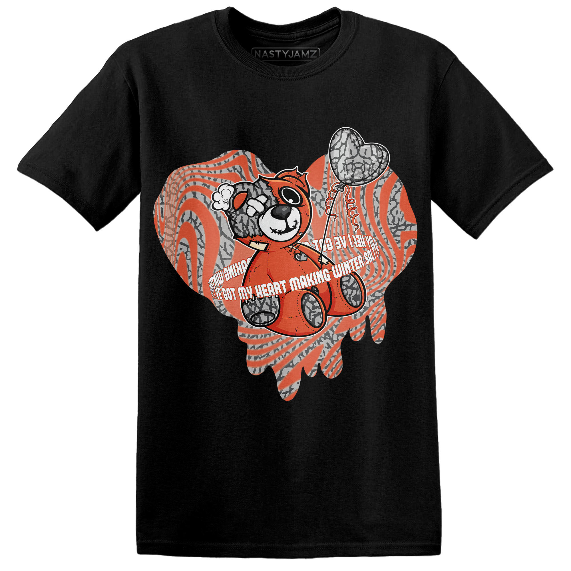 Georgia Peach 3s T Shirt Match BER Winter - NastyJamz