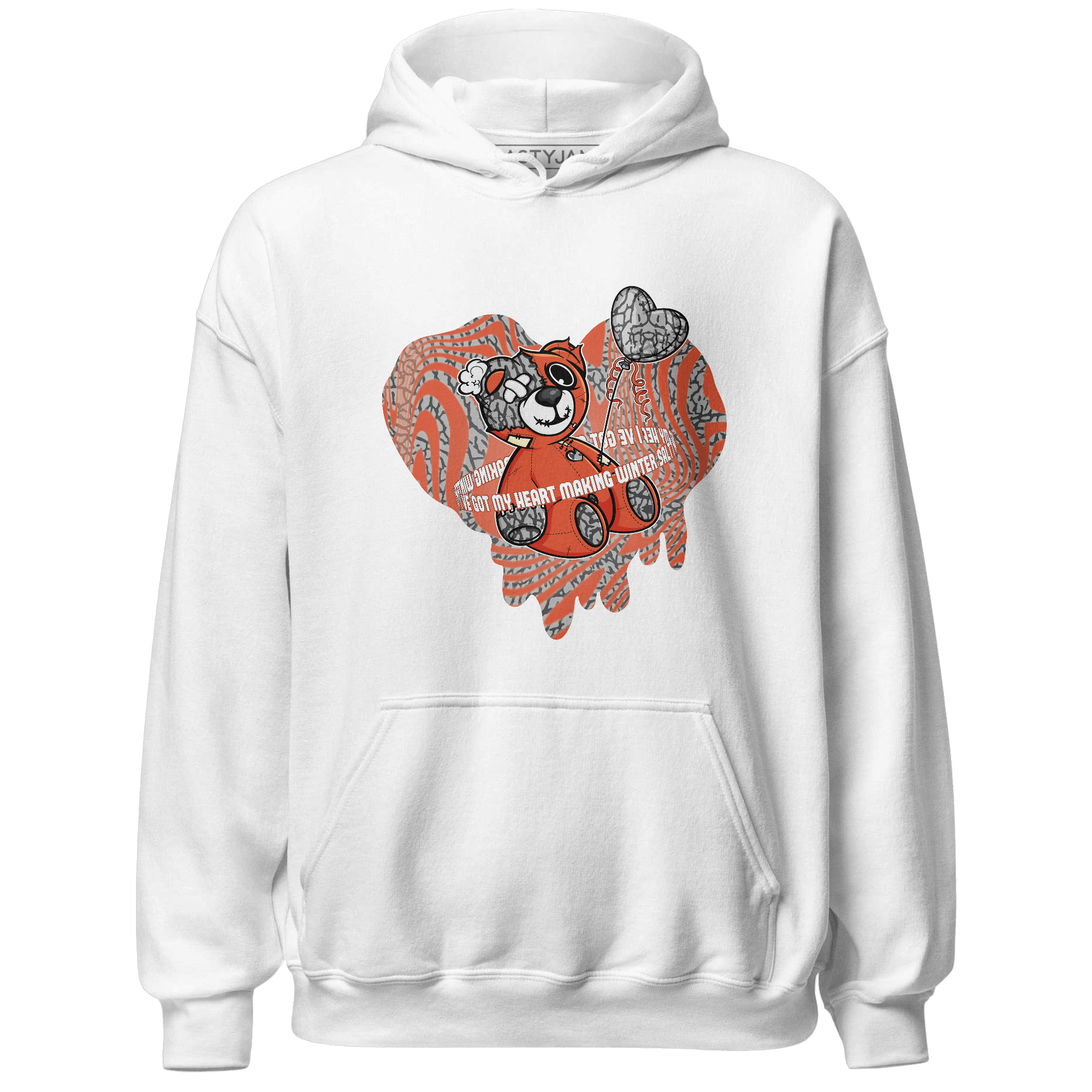 Georgia Peach 3s Hoodie Match BER Winter - NastyJamz