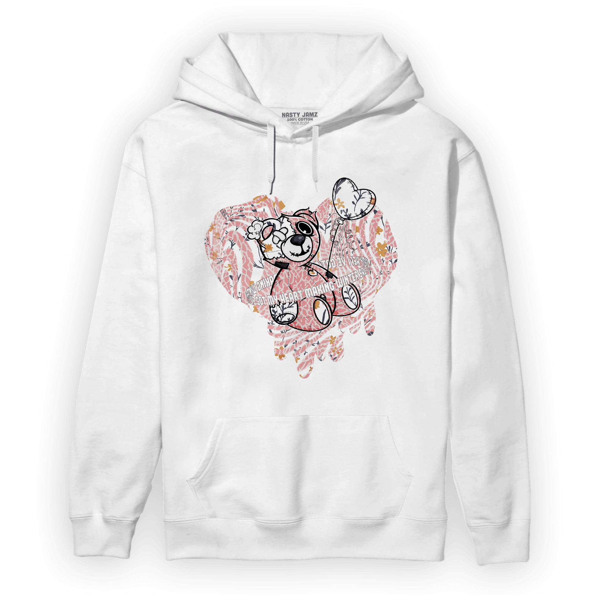 Red Stardust 3s Hoodie Match BER Winter - NastyJamz