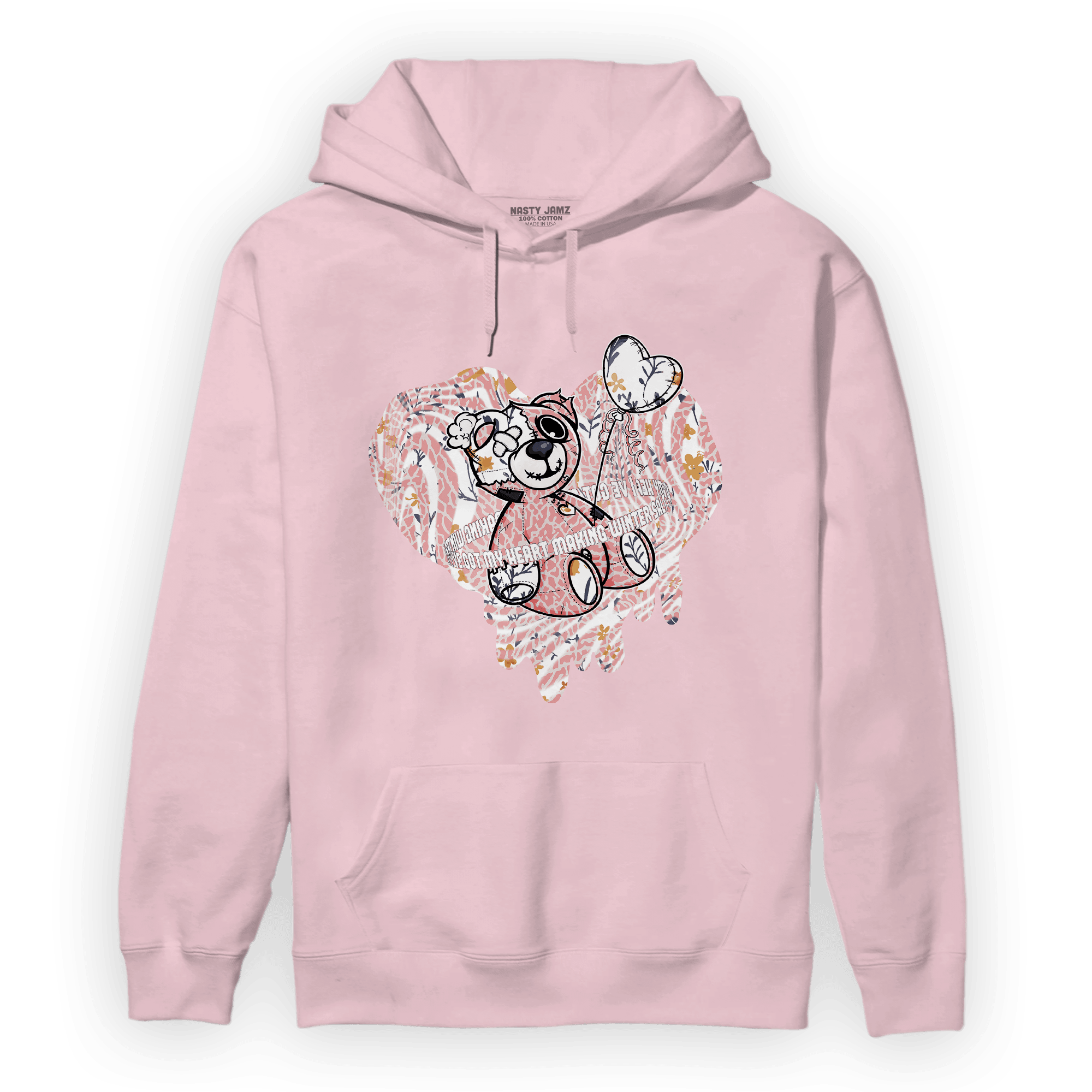 Red Stardust 3s Hoodie Match BER Winter - NastyJamz