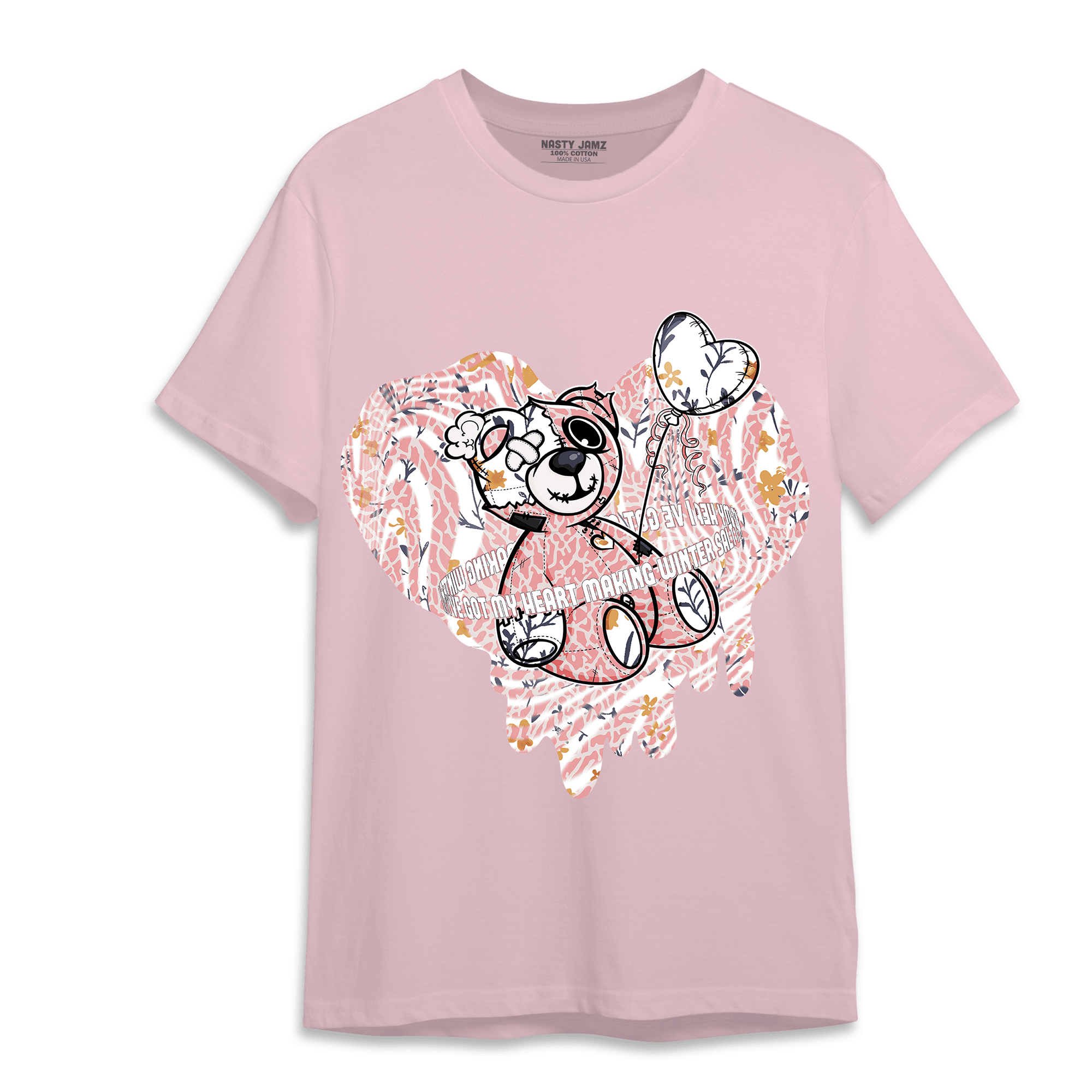 Red Stardust 3s T Shirt Match BER Winter - NastyJamz