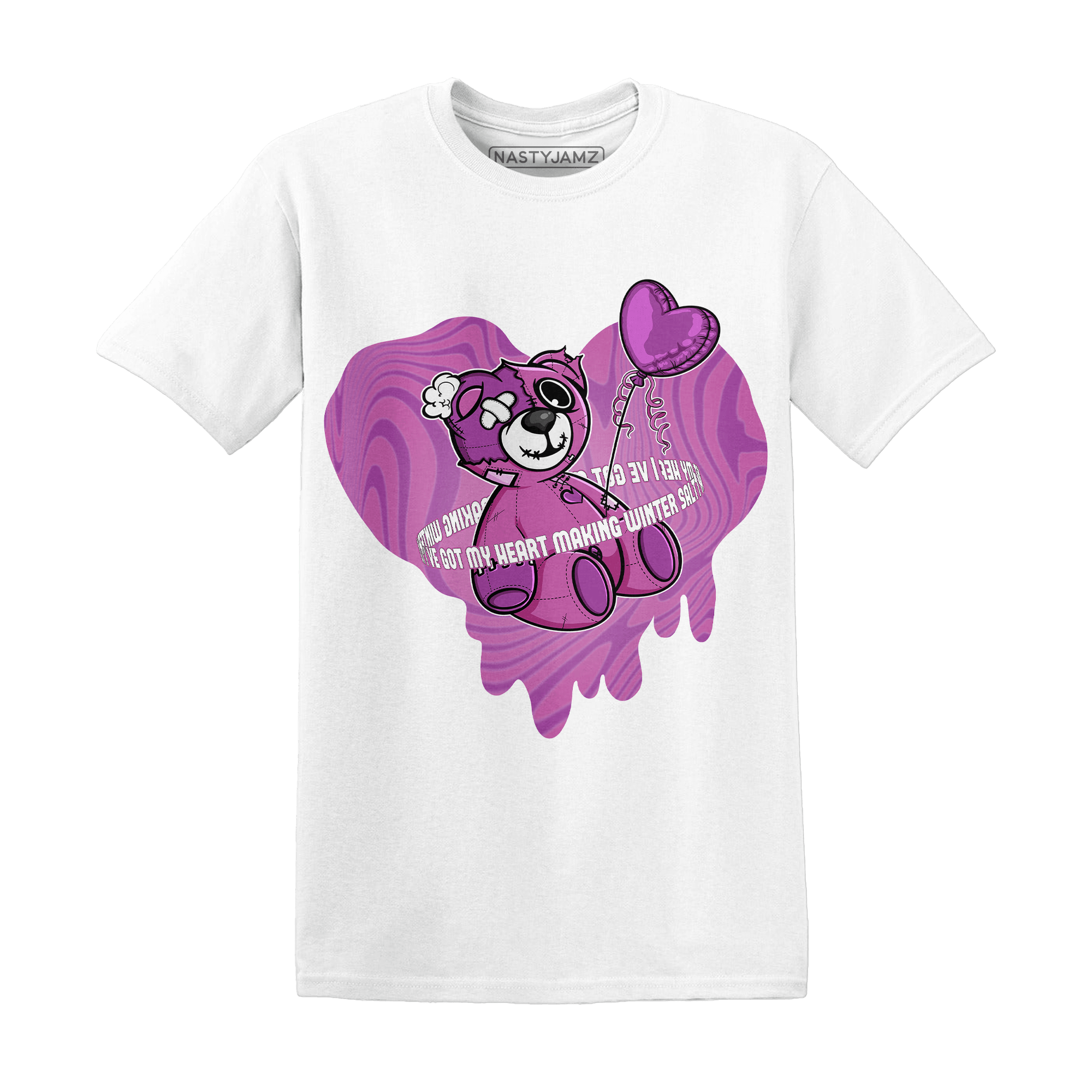 GS Hyper Violet 4s T Shirt Match BER Winter - NastyJamz