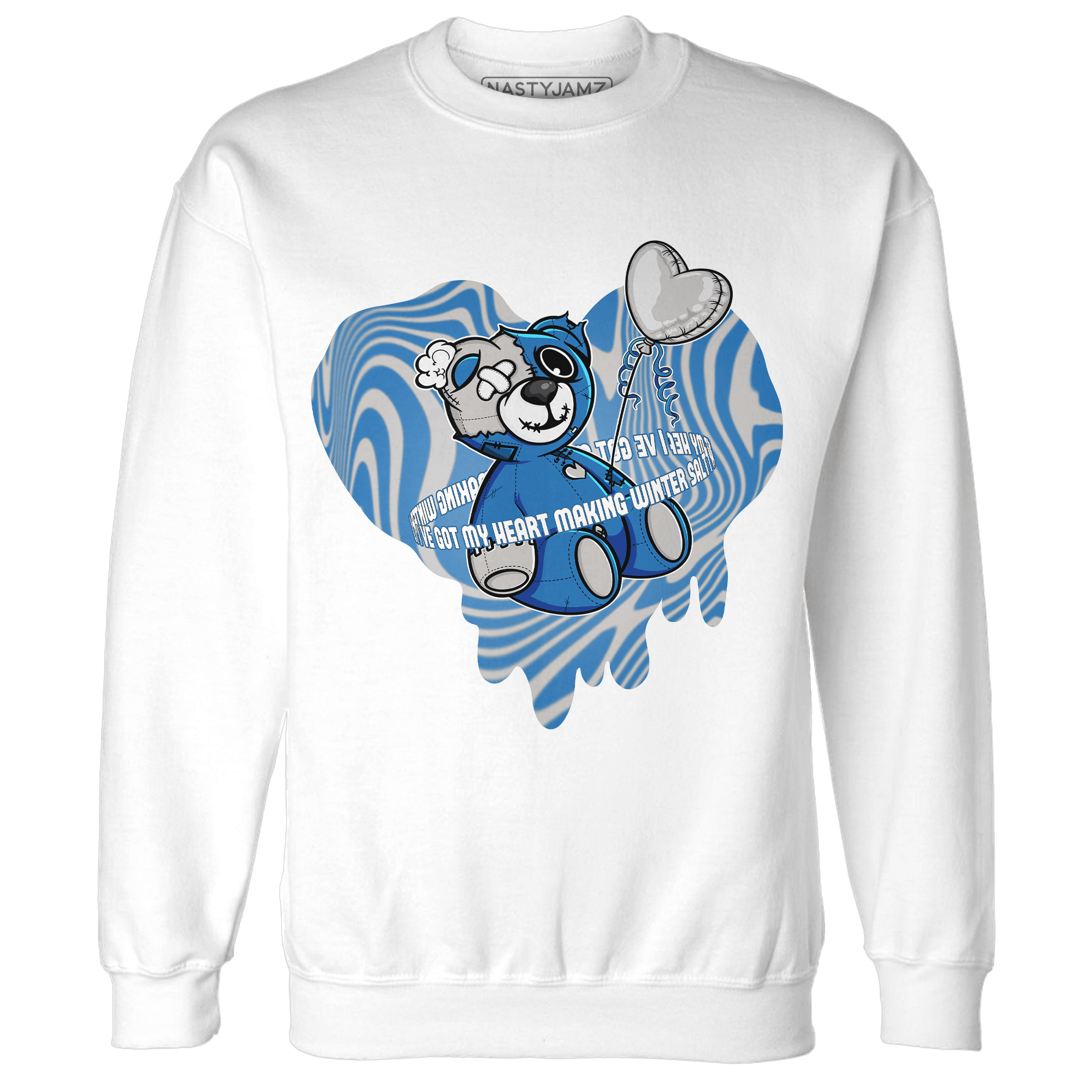 Industrial Blue 4s Sweatshirt Match BER Winter - NastyJamz