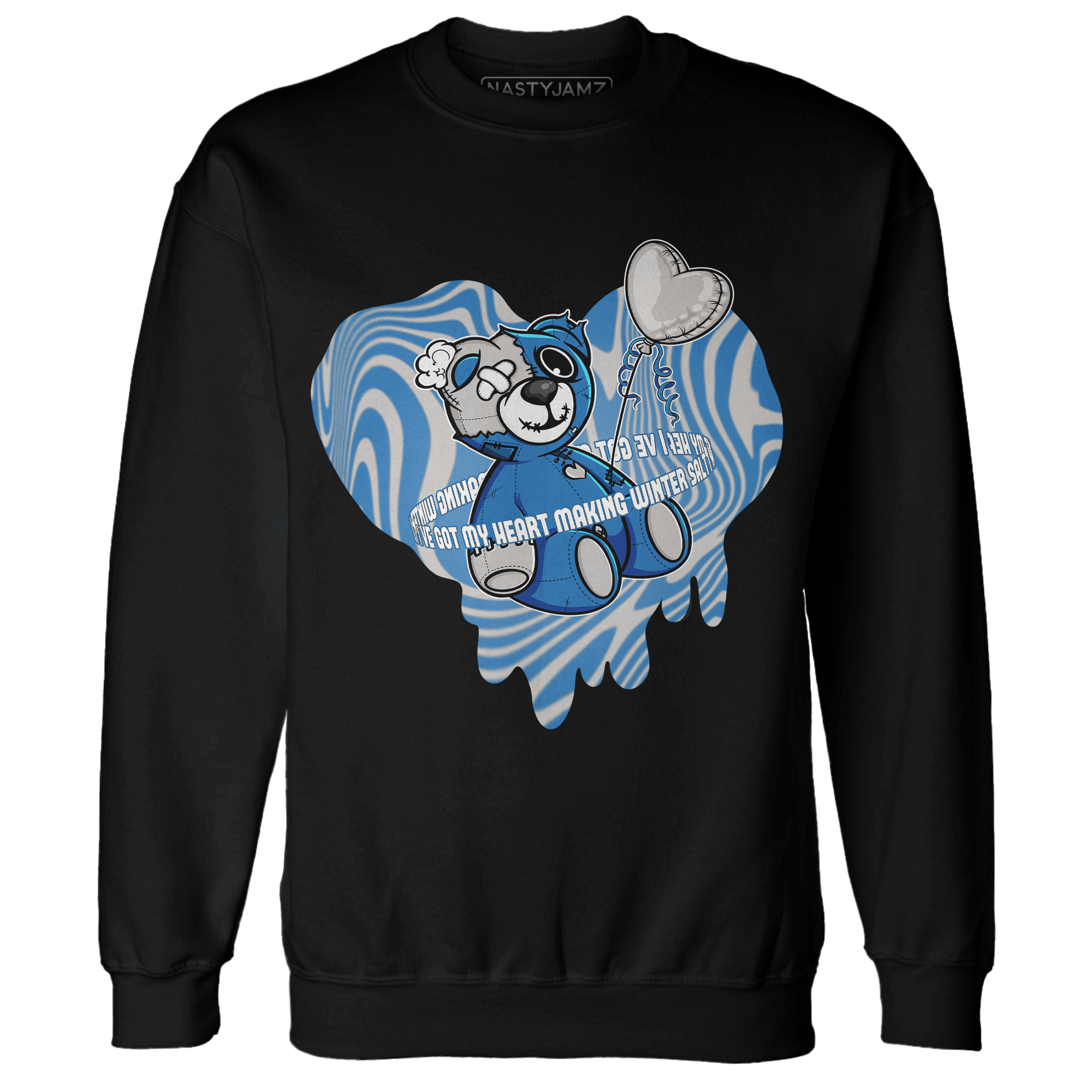 Industrial Blue 4s Sweatshirt Match BER Winter - NastyJamz