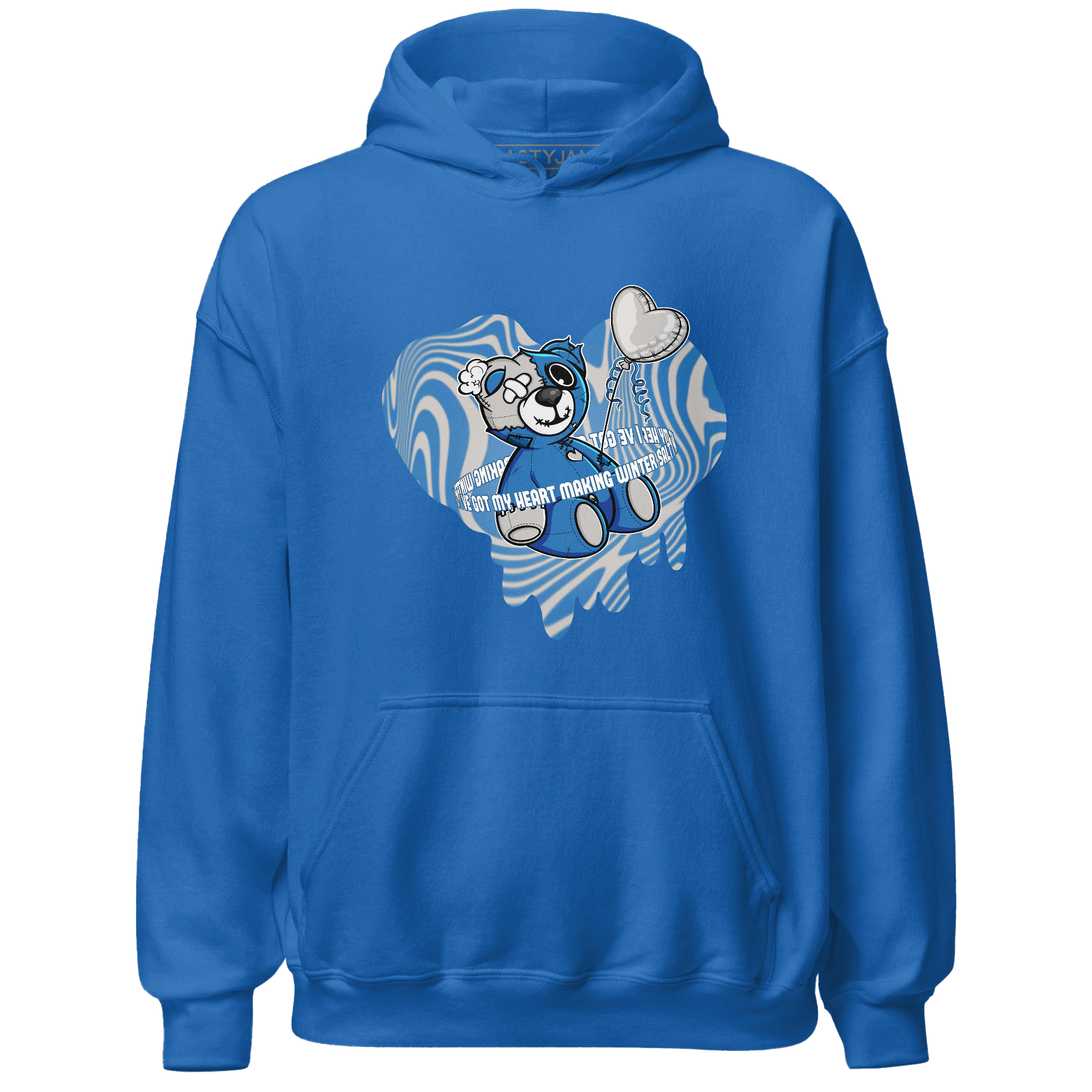 Industrial Blue 4s Hoodie Match BER Winter - NastyJamz