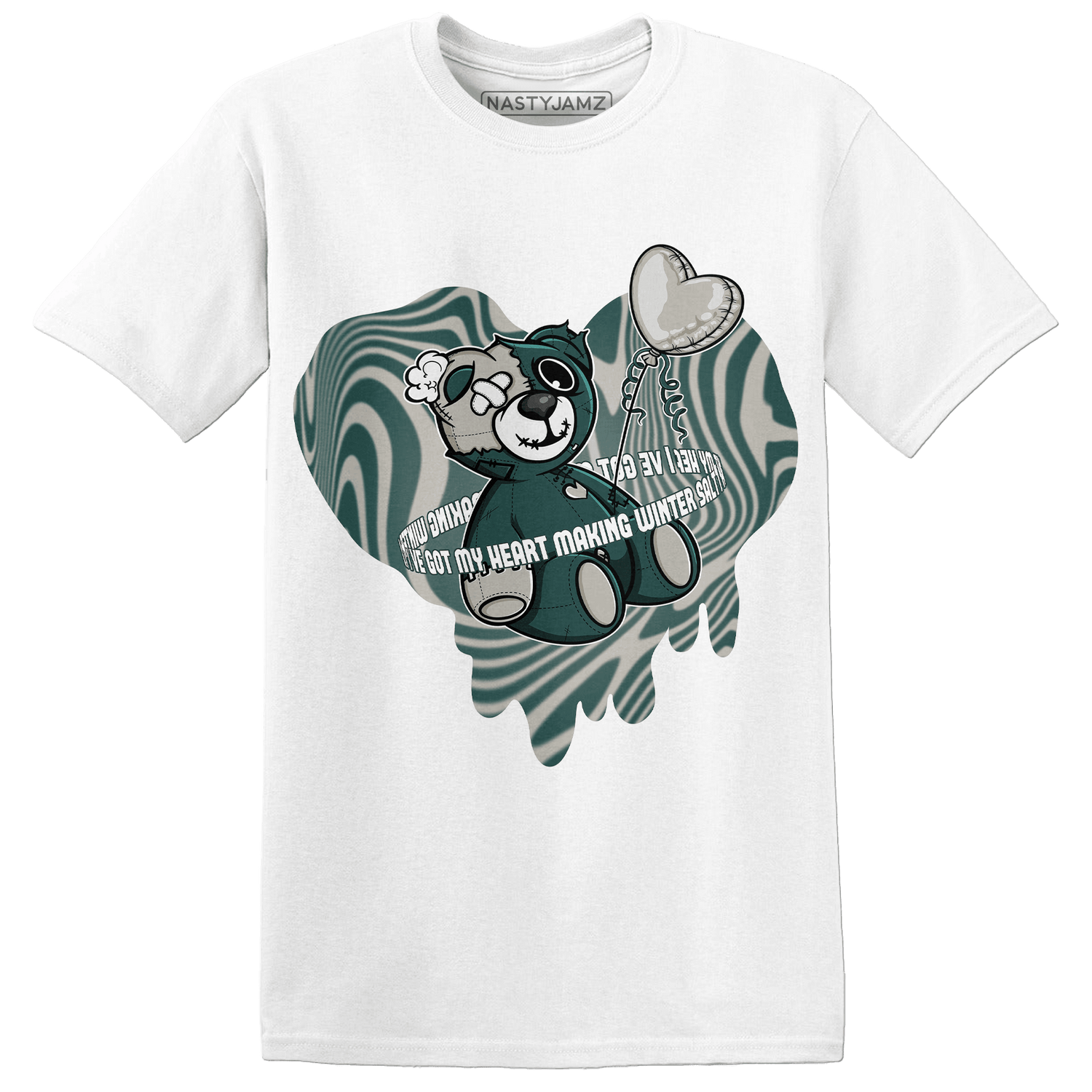 Oxidized Green 4s T Shirt Match BER Winter - NastyJamz