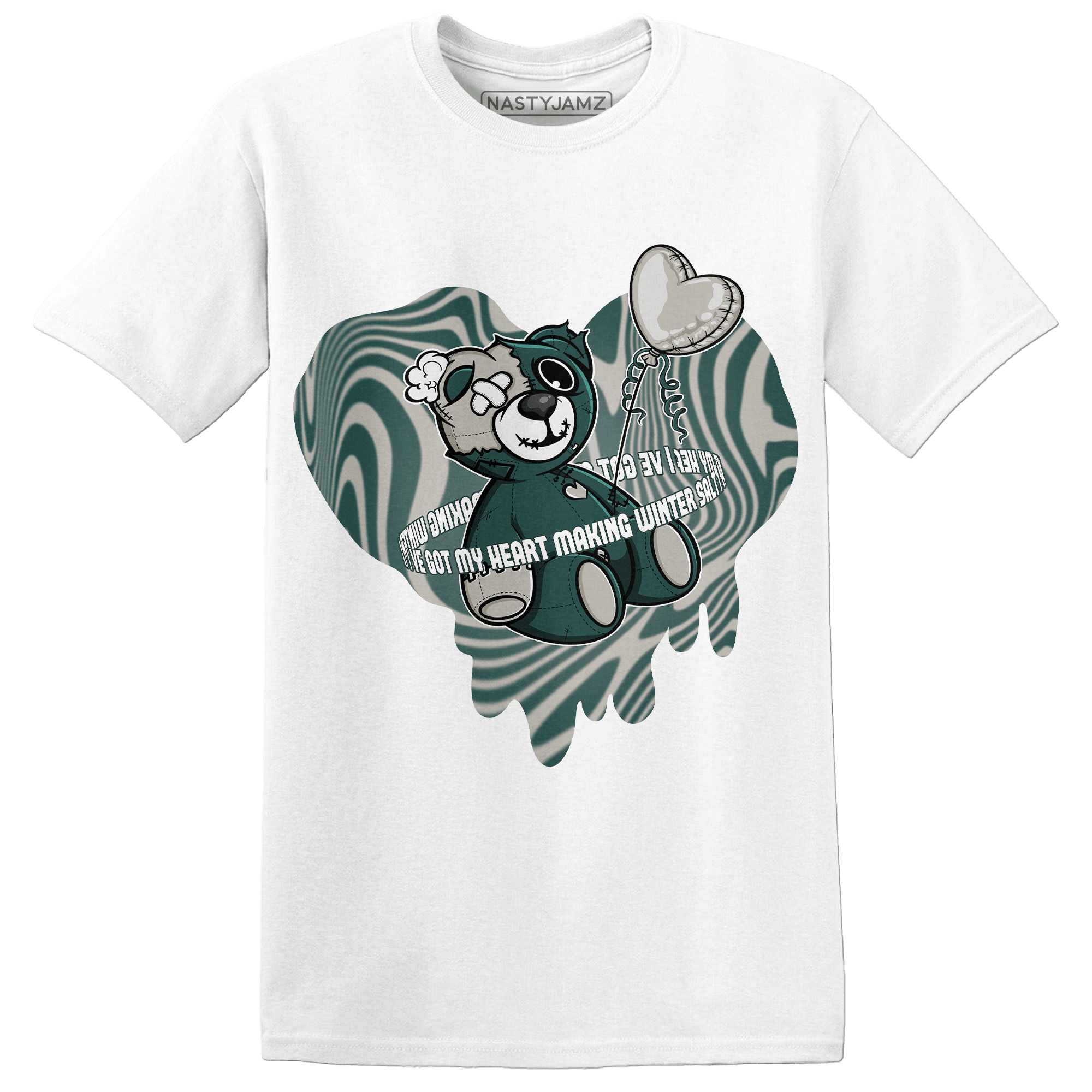 Oxidized Green 4s T Shirt Match BER Winter - NastyJamz