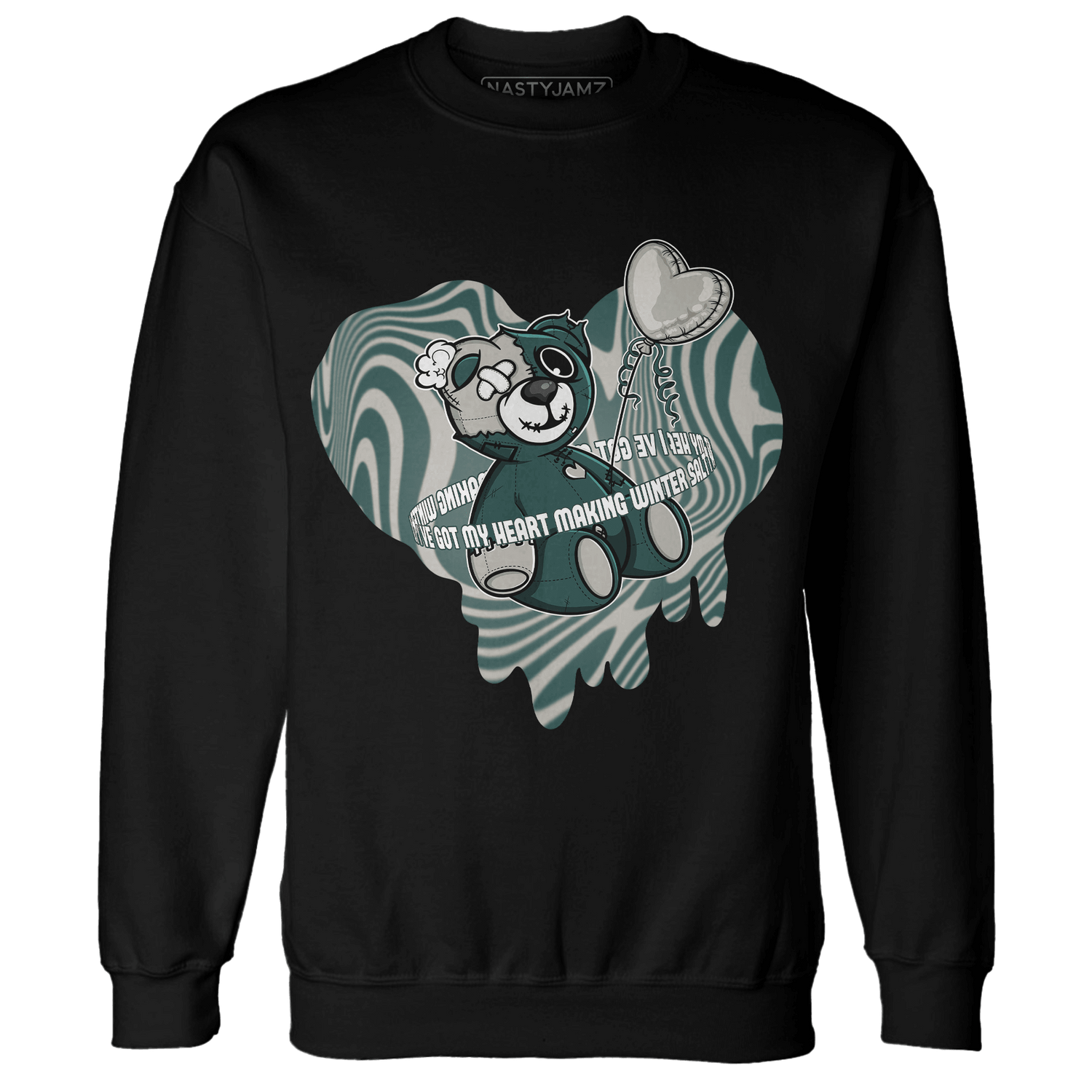Oxidized Green 4s Sweatshirt Match BER Winter - NastyJamz
