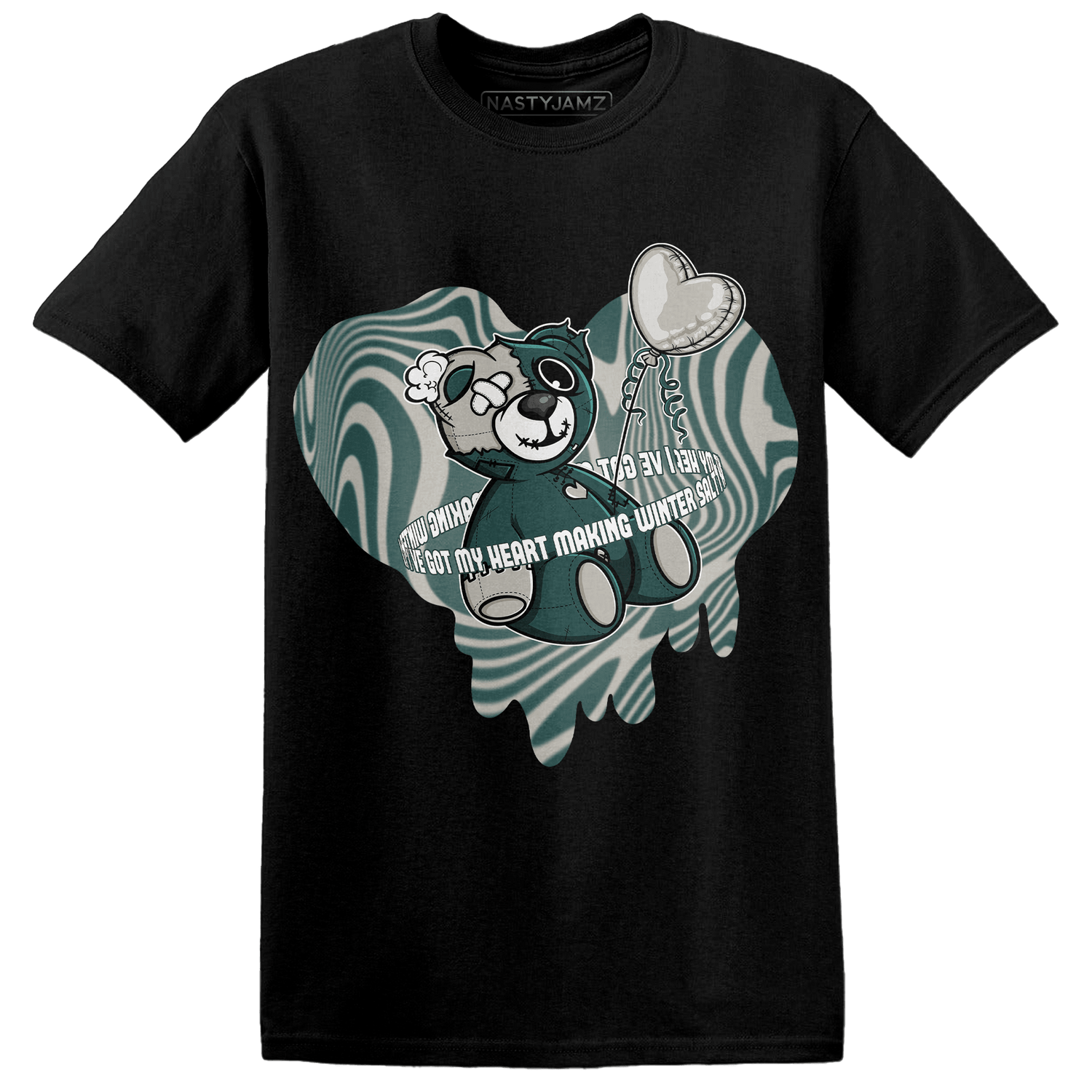 Oxidized Green 4s T Shirt Match BER Winter - NastyJamz