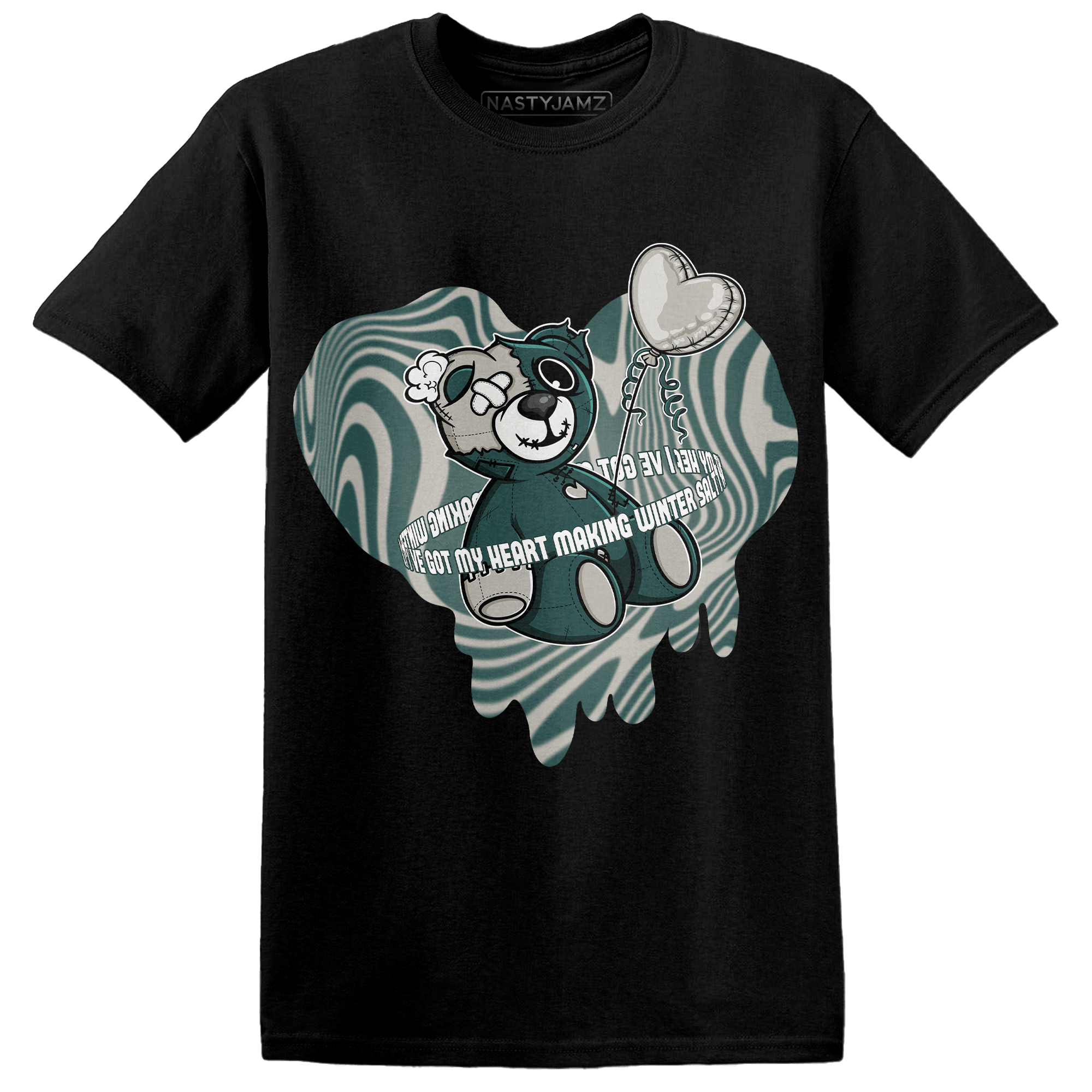 Oxidized Green 4s T Shirt Match BER Winter - NastyJamz