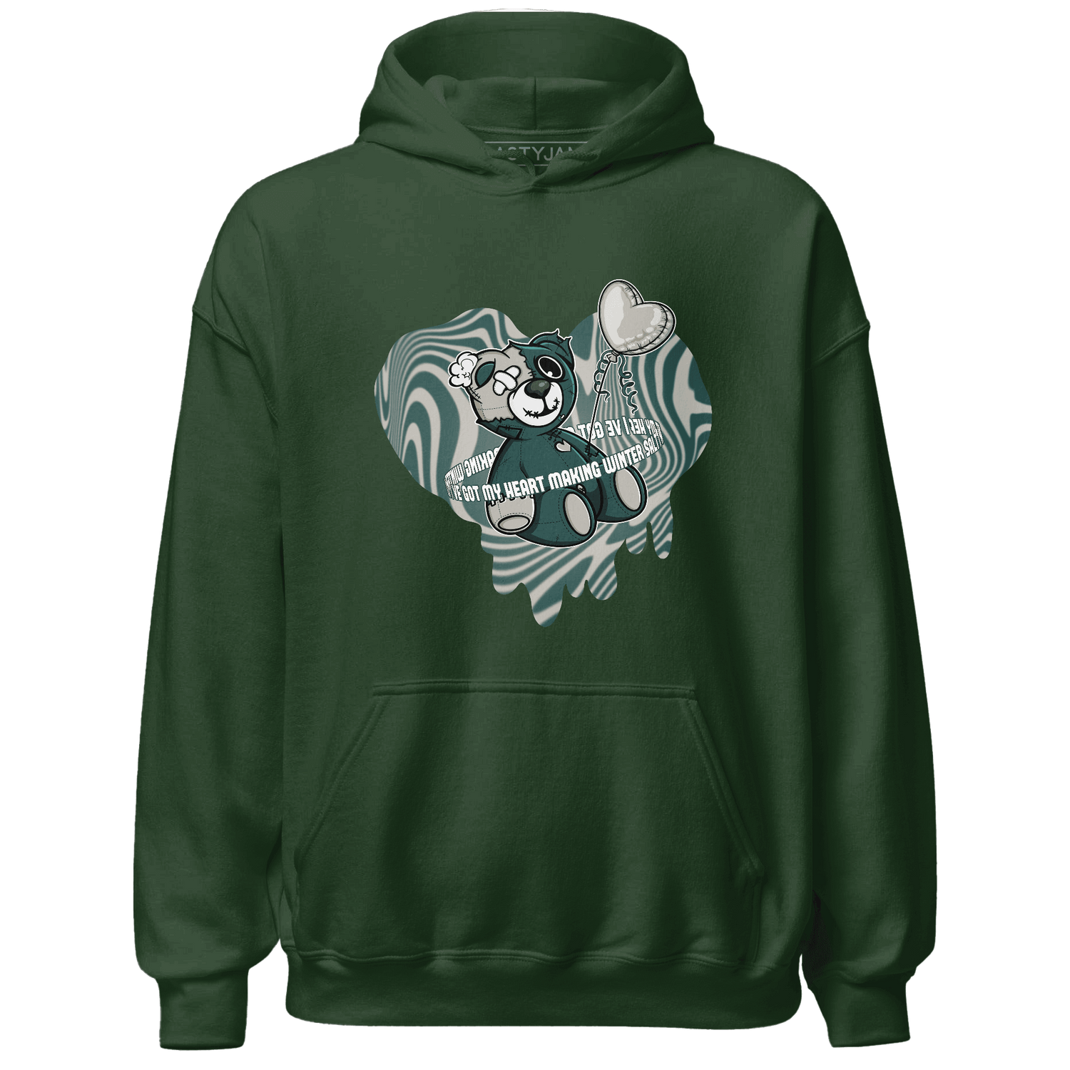 Oxidized Green 4s Hoodie Match BER Winter - NastyJamz