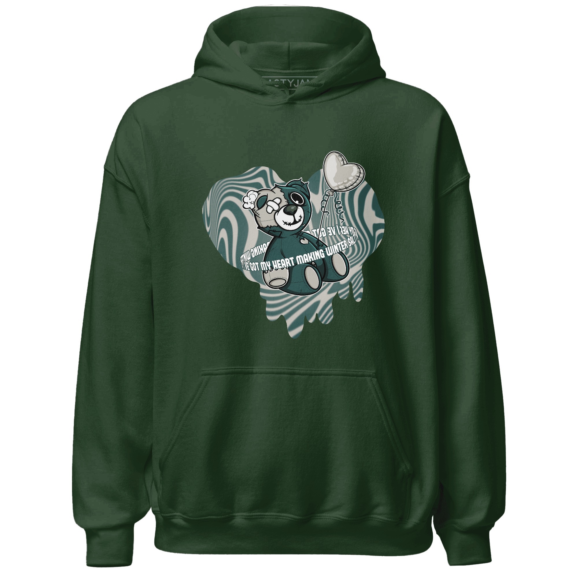 Oxidized Green 4s Hoodie Match BER Winter - NastyJamz