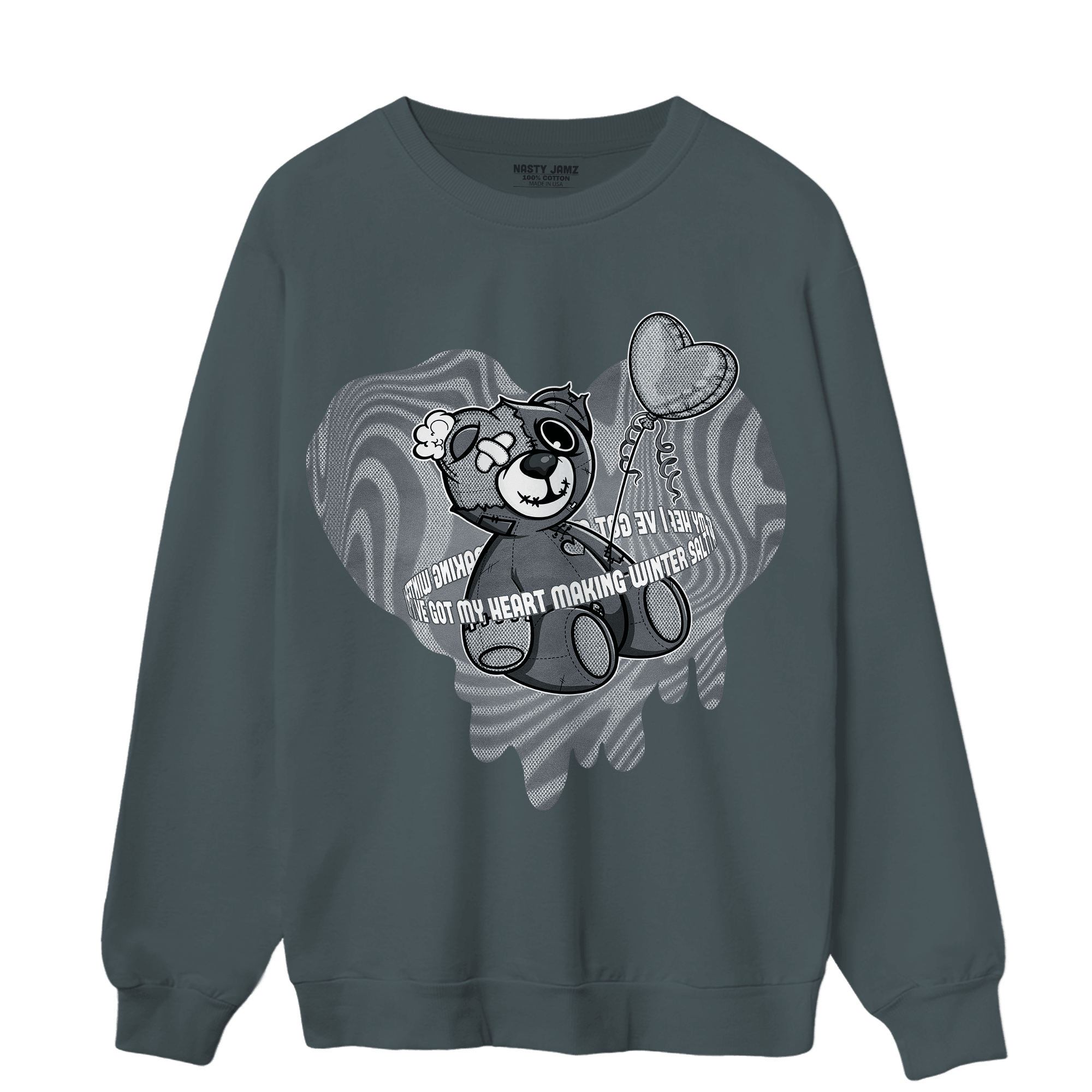 Air Max 90 Iron Grey Sweatshirt Match BER Winter - NastyJamz