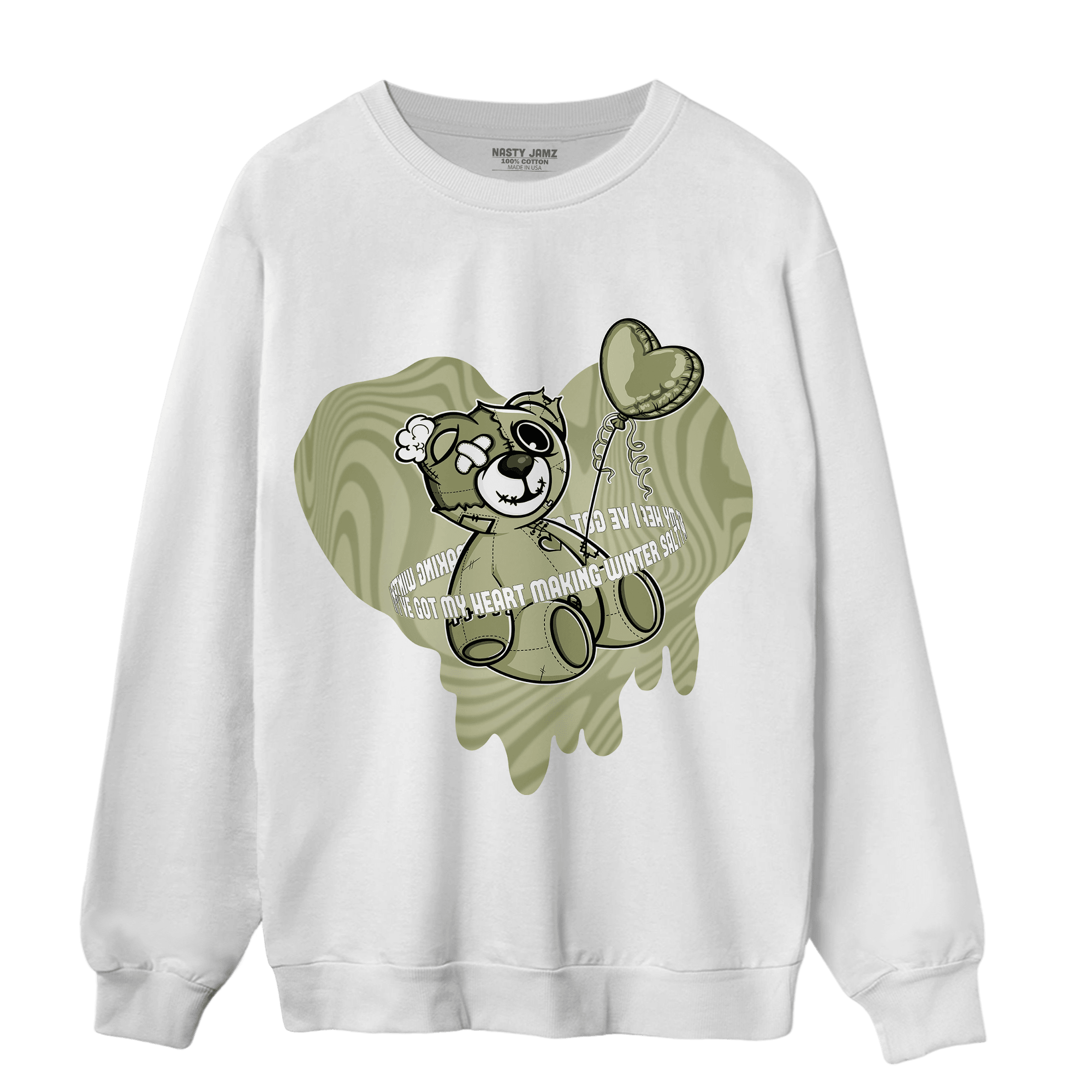 Yeezy Slide Resin Sweatshirt Match BER Winter - NastyJamz