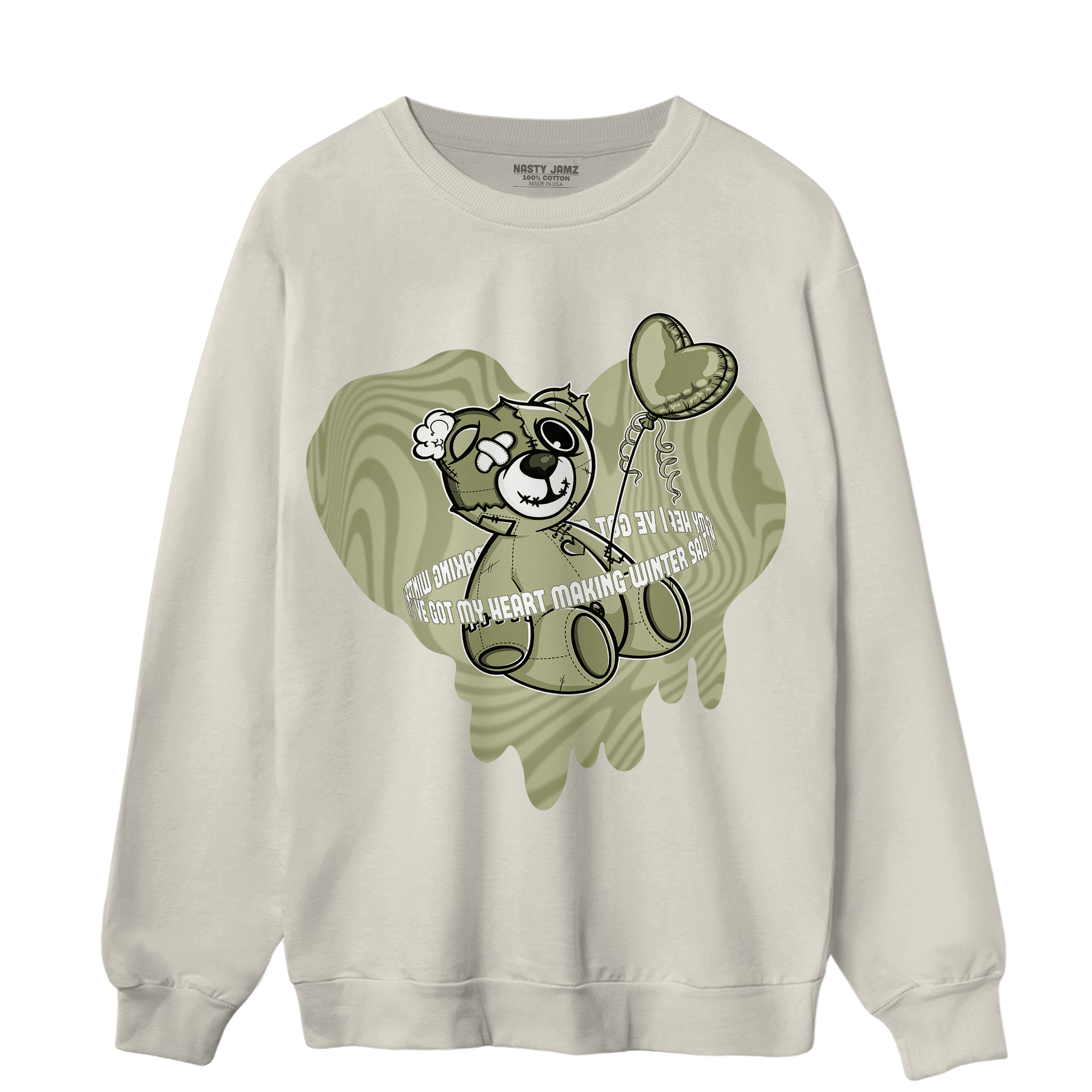 Yeezy Slide Resin Sweatshirt Match BER Winter - NastyJamz