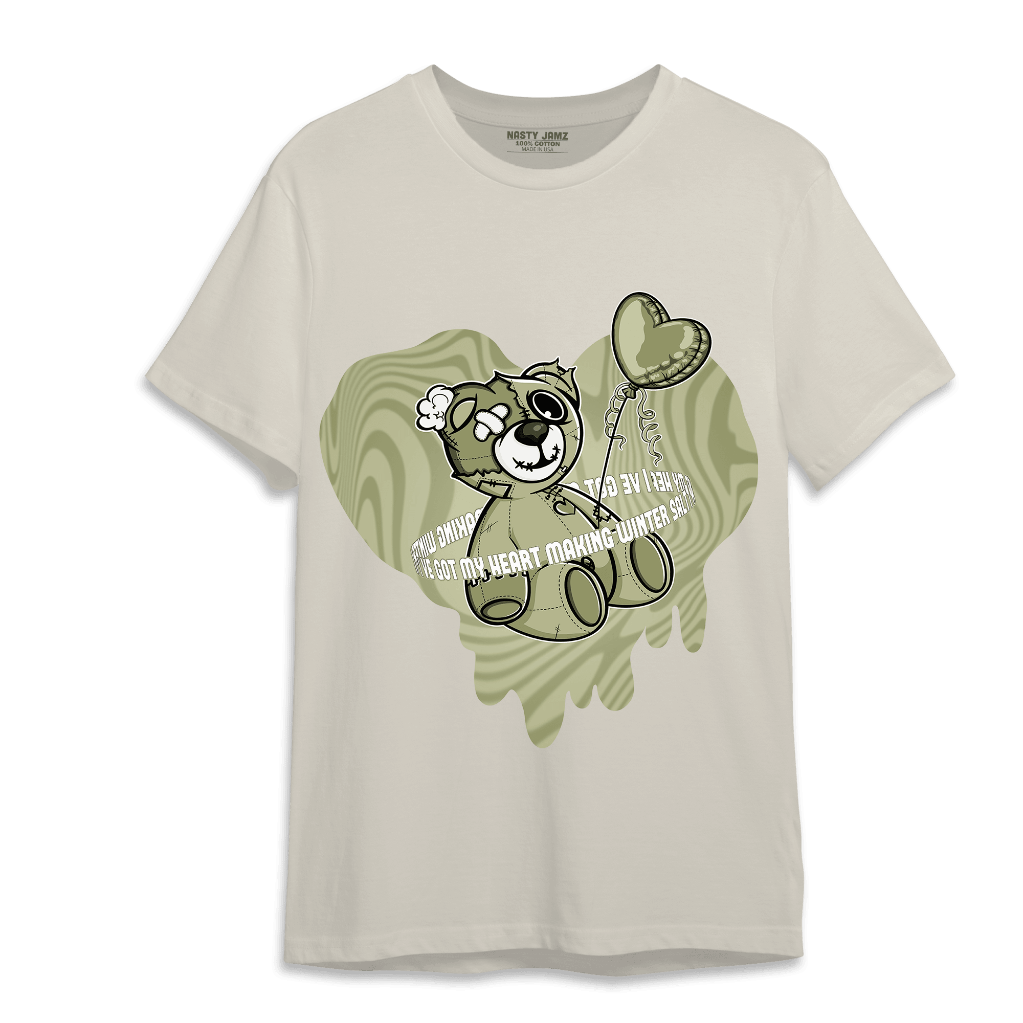 Yeezy Slide Resin T Shirt Match BER Winter - NastyJamz