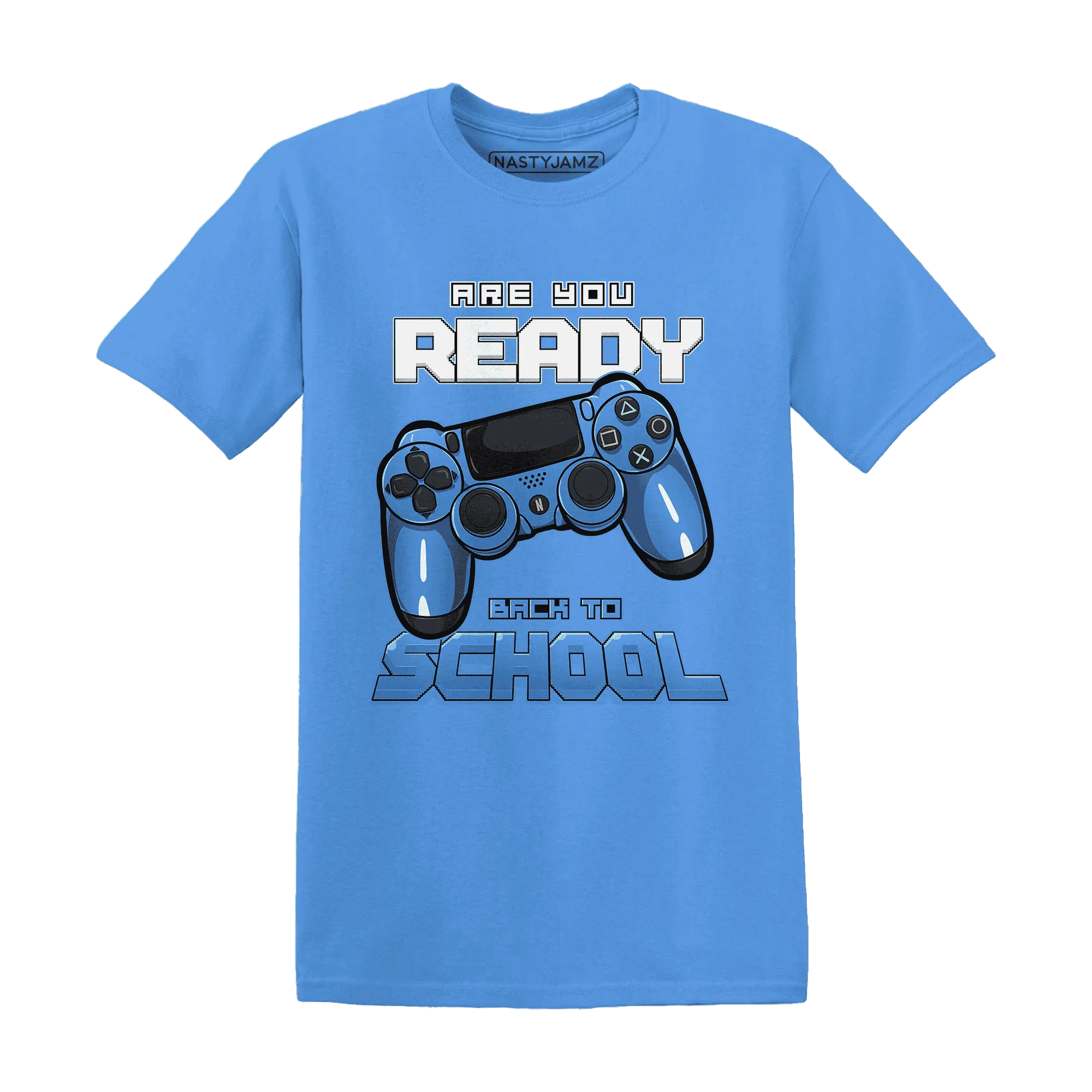 NastyJamz-Carolina-Blue-Univercitii-17s-T-Shirt-Match-Back-To-School