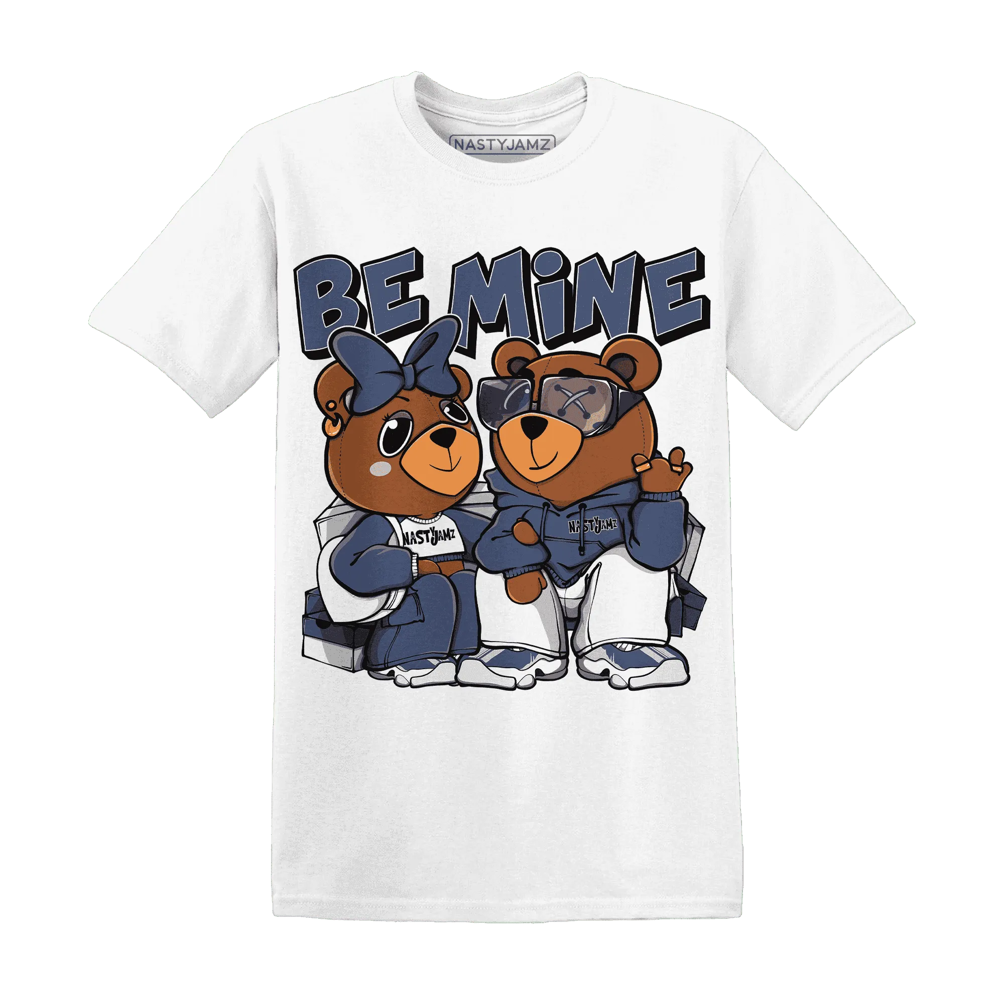Low-Diffused-Blue-11s-T-Shirt-Match-Be-Mine-BER