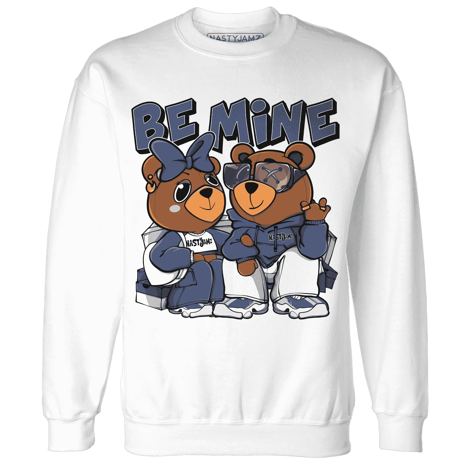 Low-Diffused-Blue-11s-Sweatshirt-Match-Be-Mine-BER