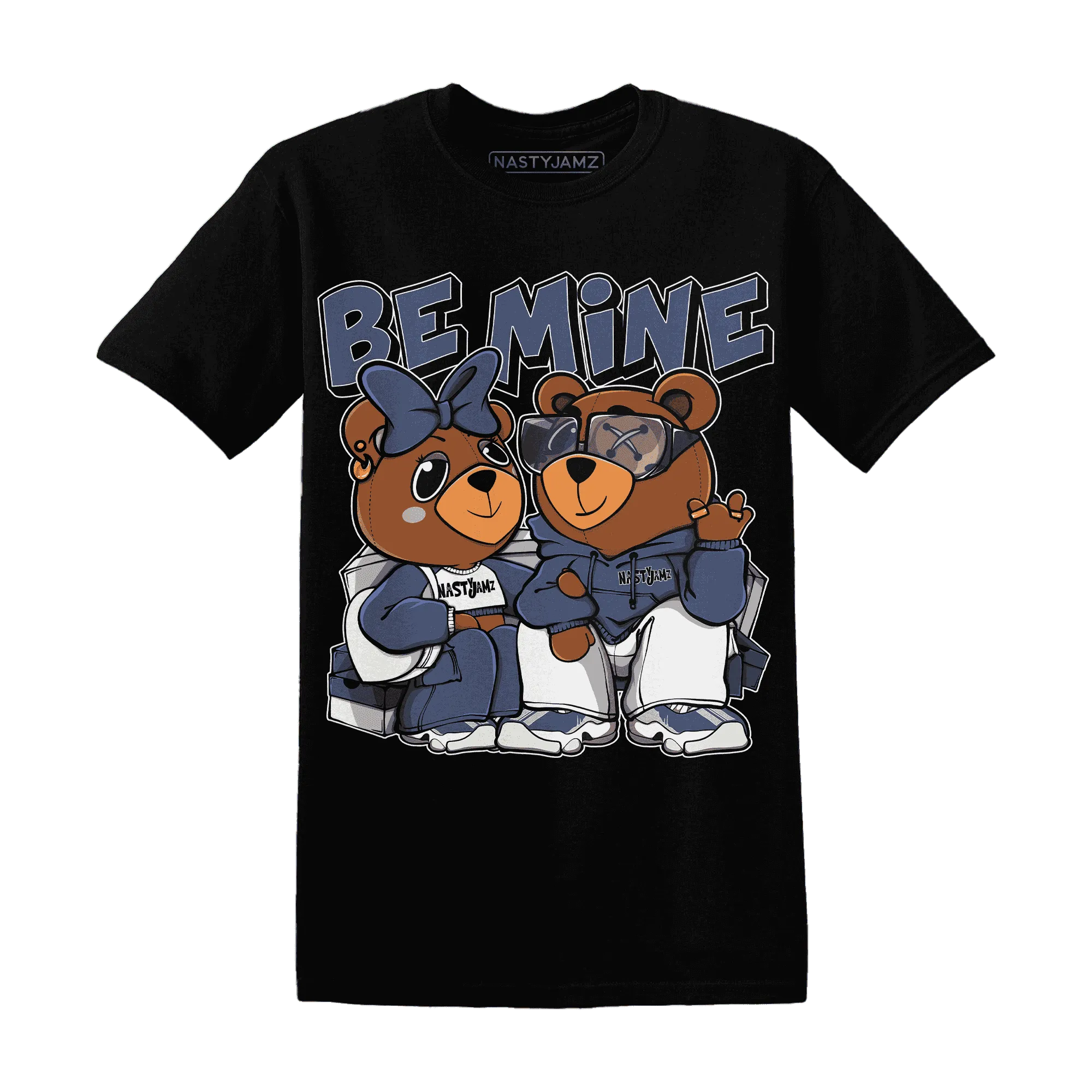 Low-Diffused-Blue-11s-T-Shirt-Match-Be-Mine-BER