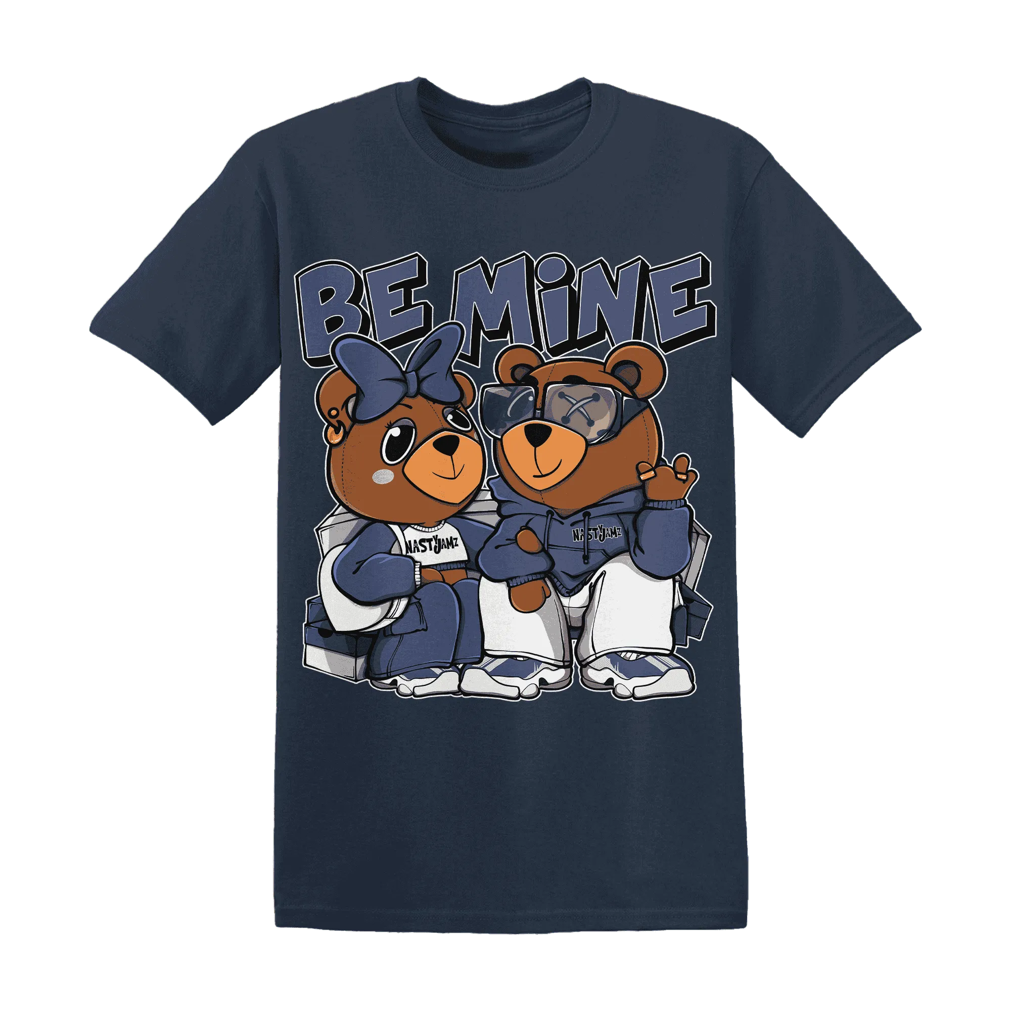 Low-Diffused-Blue-11s-T-Shirt-Match-Be-Mine-BER