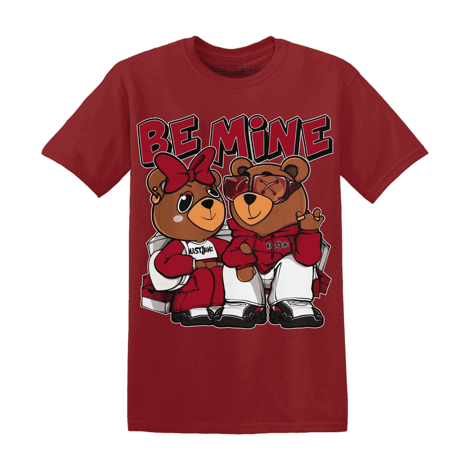 Retro-Red-Taxi-12s-T-Shirt-Match-Be-Mine-BER