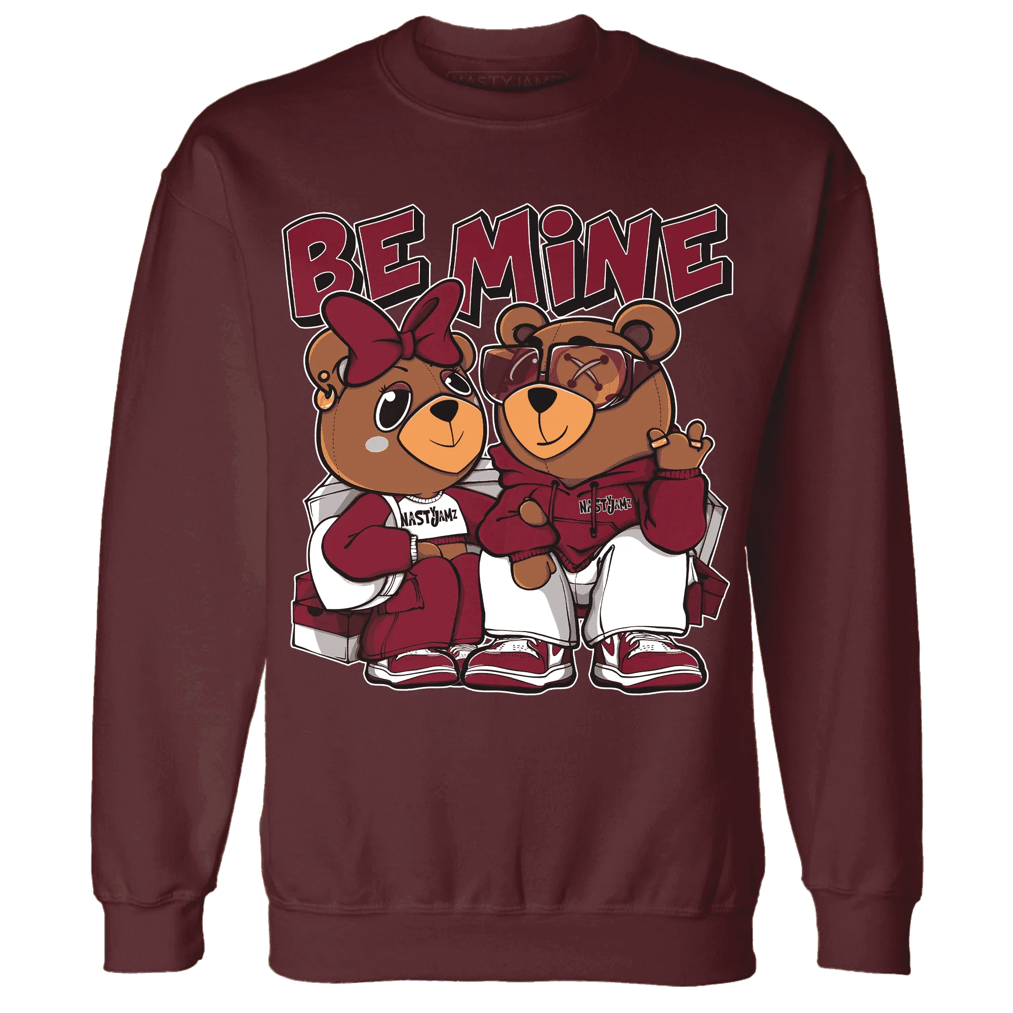 High-White-Team-Red-1s-Sweatshirt-Match-Be-Mine-BER