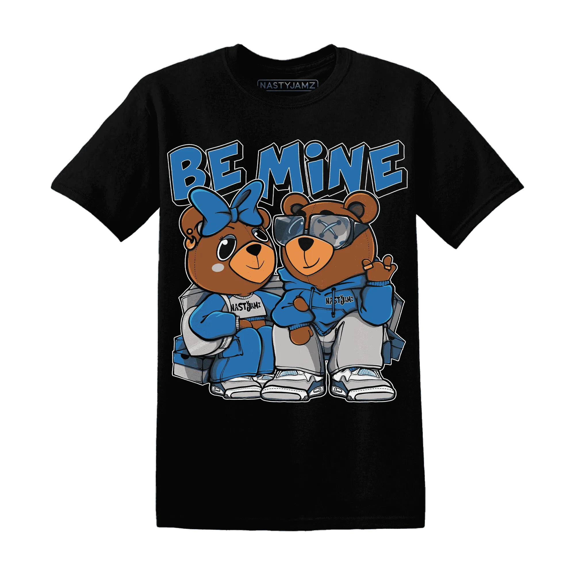 Industrial-Blue-4s-T-Shirt-Match-Be-Mine-BER