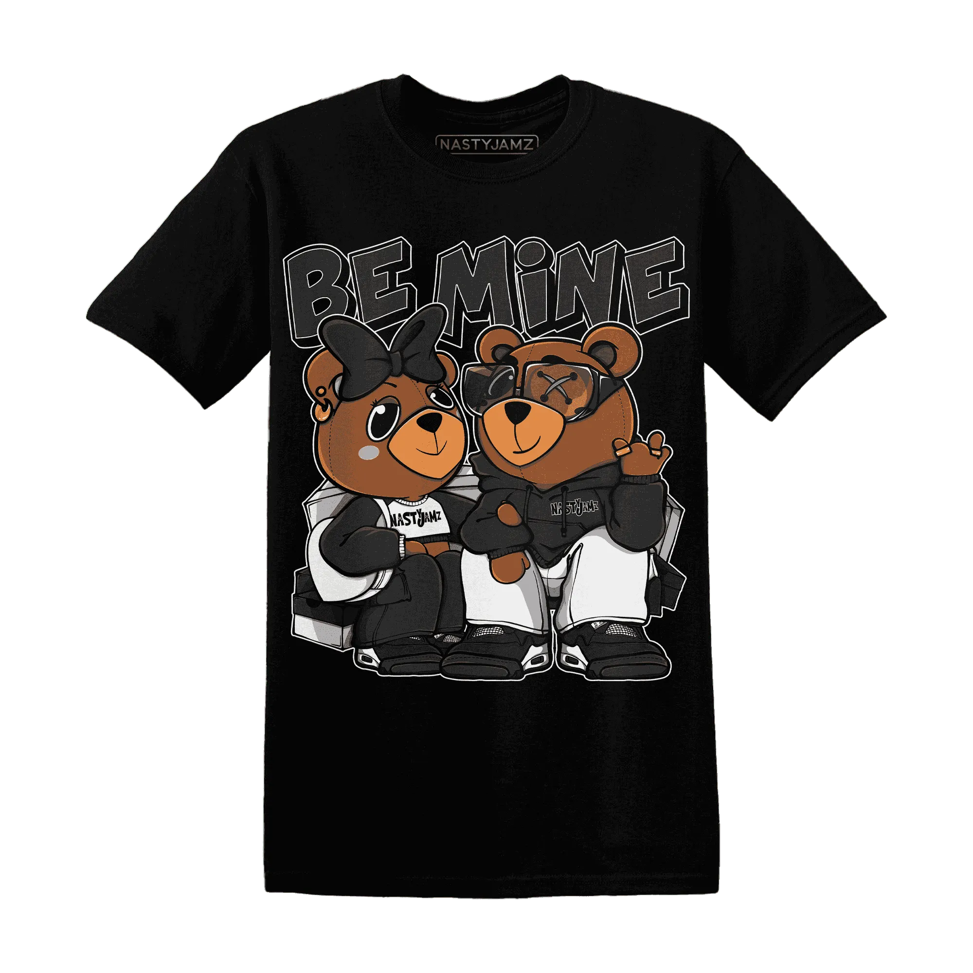 White-Thunder-4s-T-Shirt-Match-Be-Mine-BER