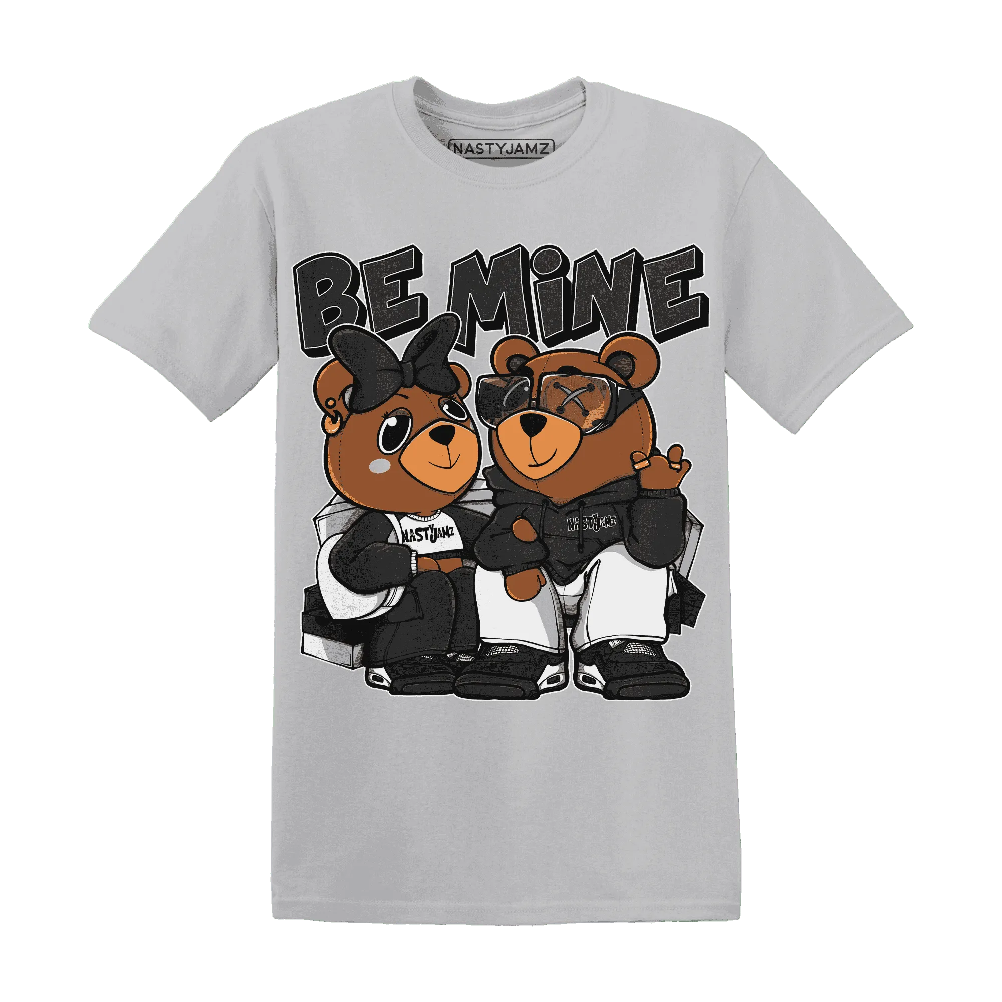 White-Thunder-4s-T-Shirt-Match-Be-Mine-BER