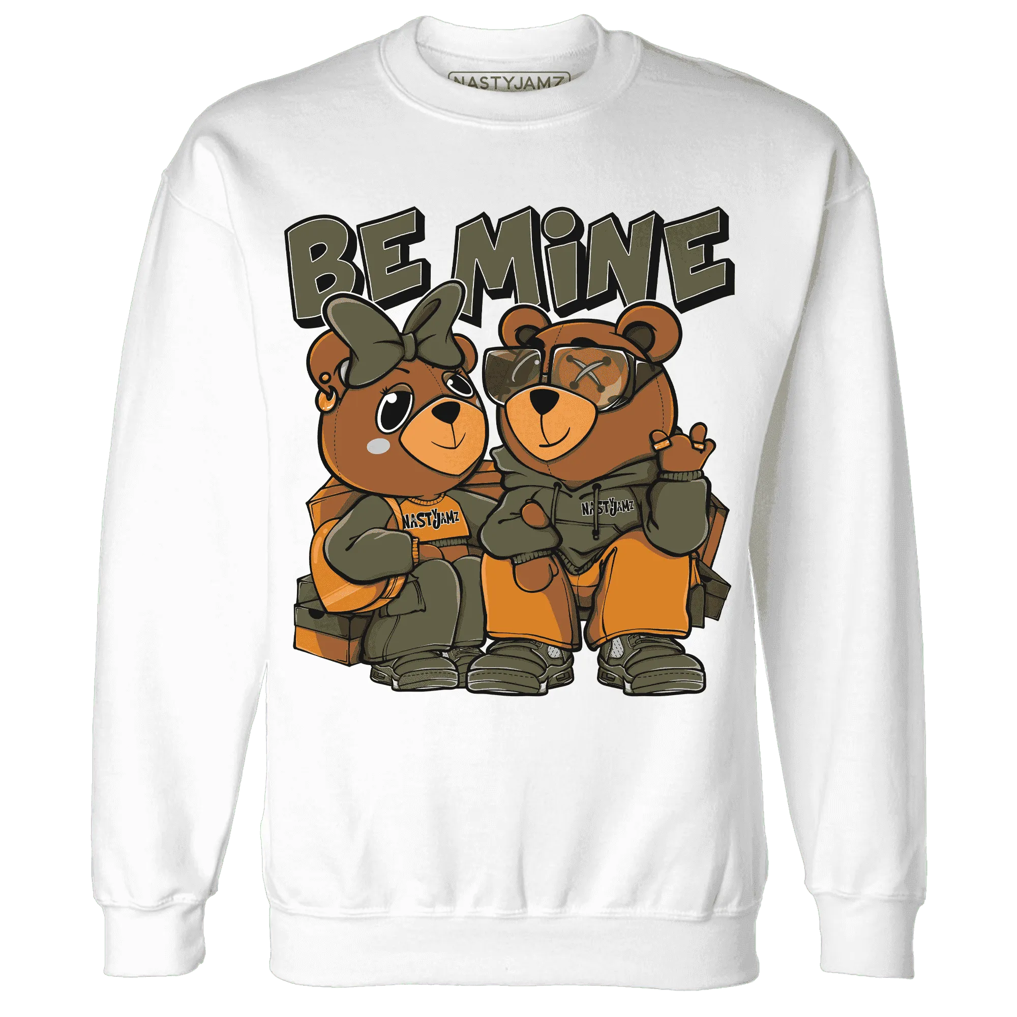 Olive-5s-Sweatshirt-Match-Be-Mine-BER