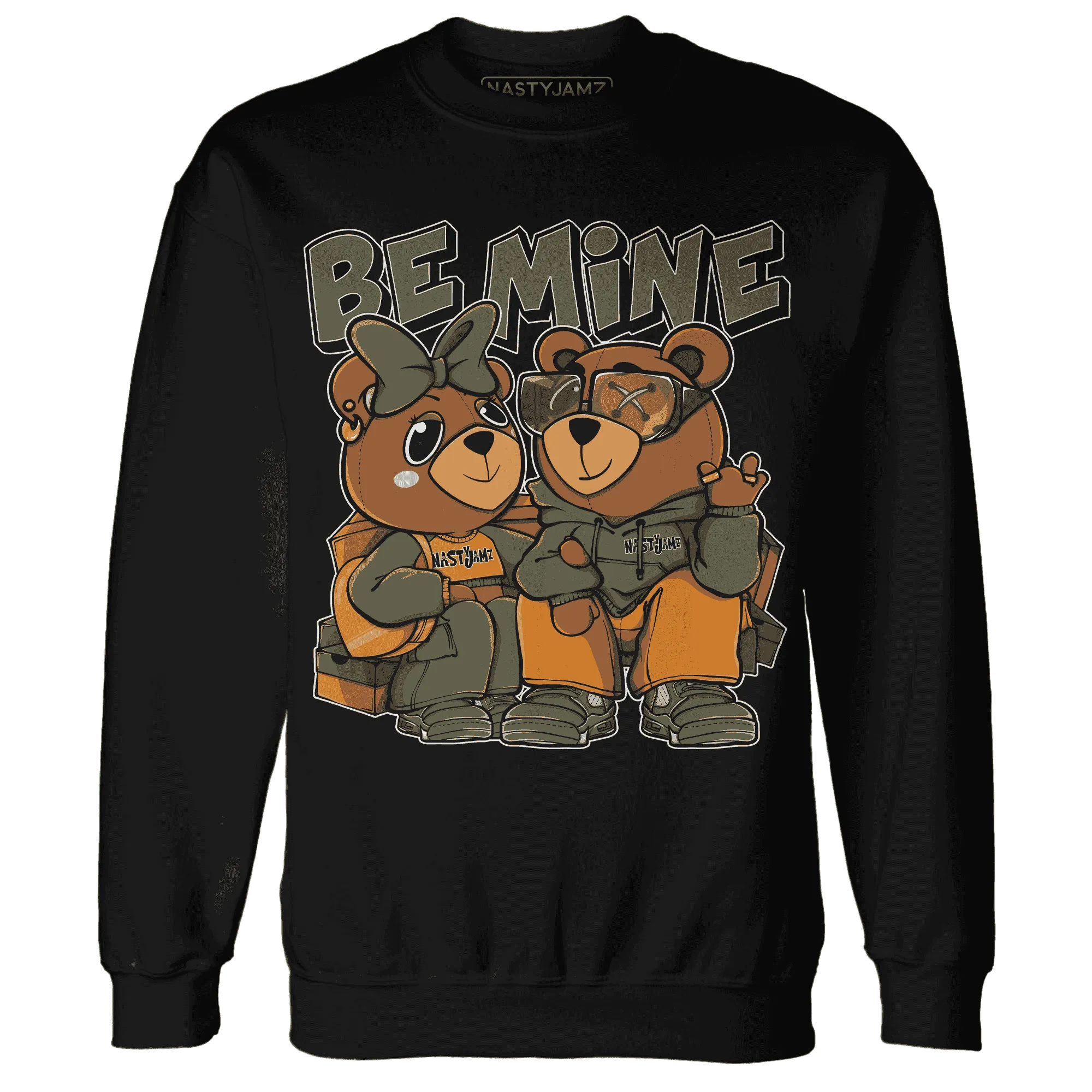 Olive-5s-Sweatshirt-Match-Be-Mine-BER