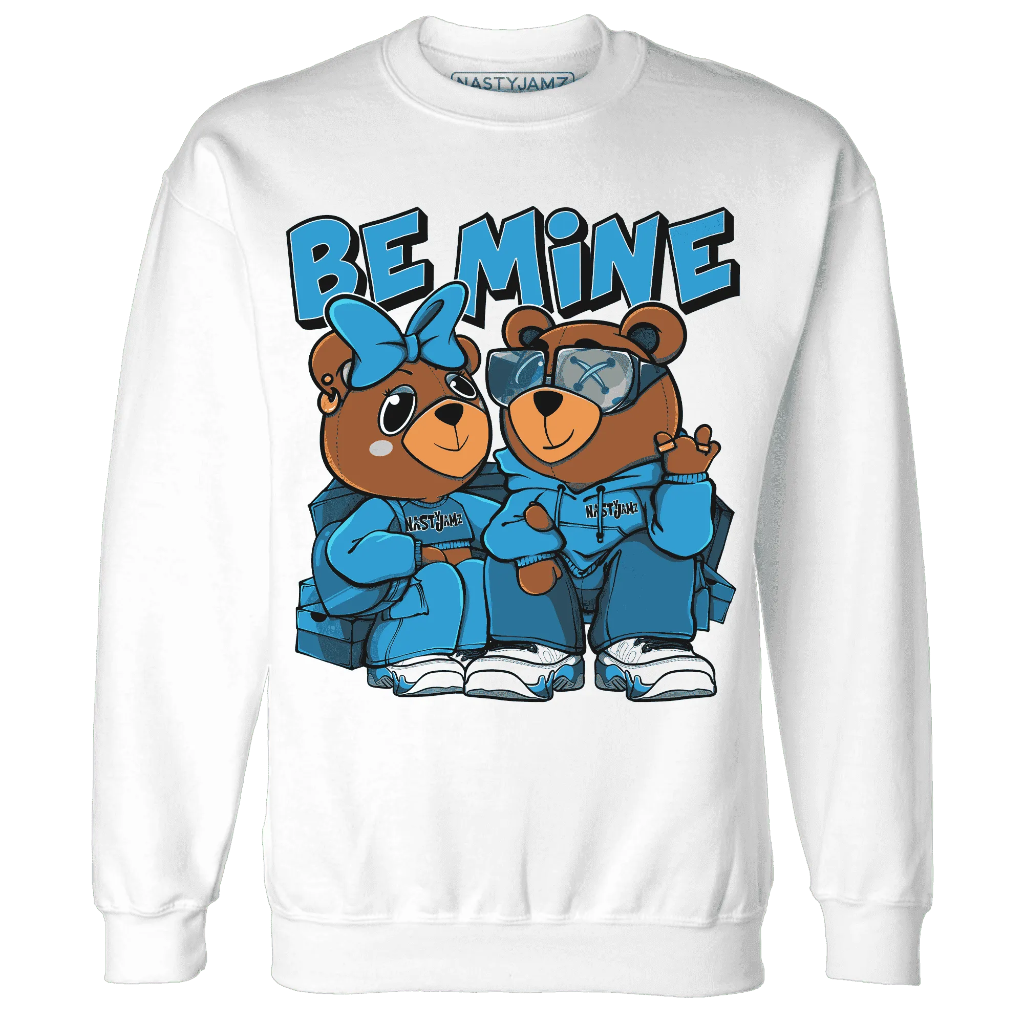 Powder-Blue-9s-Sweatshirt-Match-Be-Mine-BER