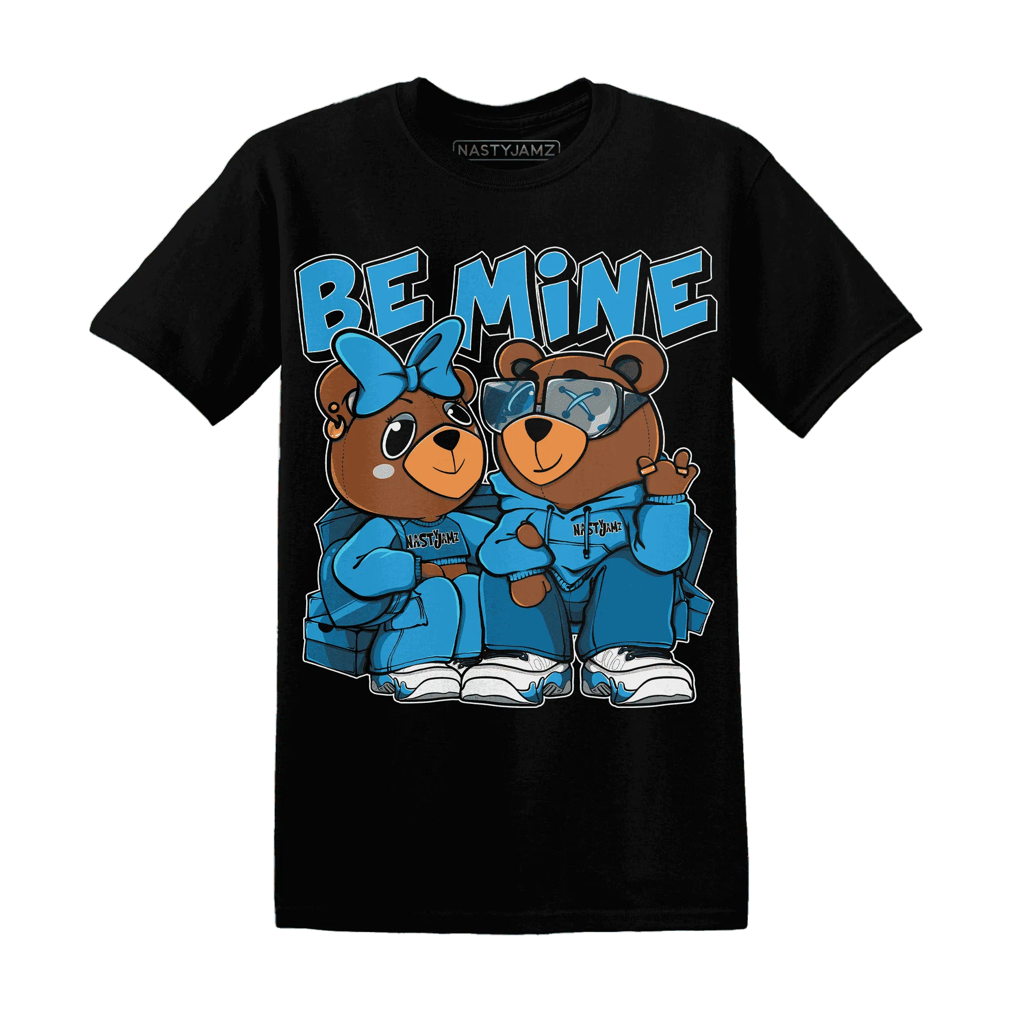 Powder-Blue-9s-T-Shirt-Match-Be-Mine-BER
