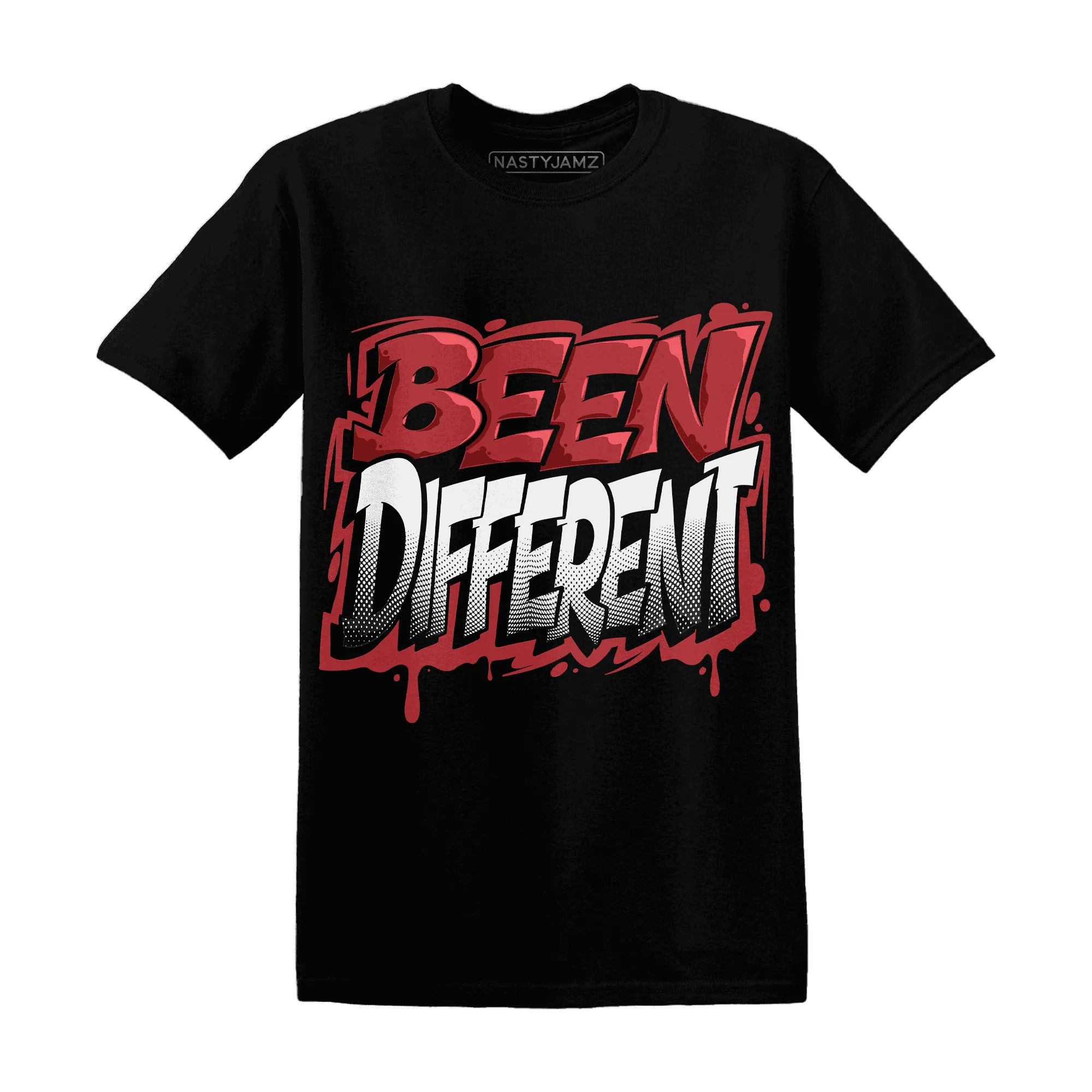 Black-Toe-Reimagined-Red-White-1s-T-Shirt-Match-Become-Different