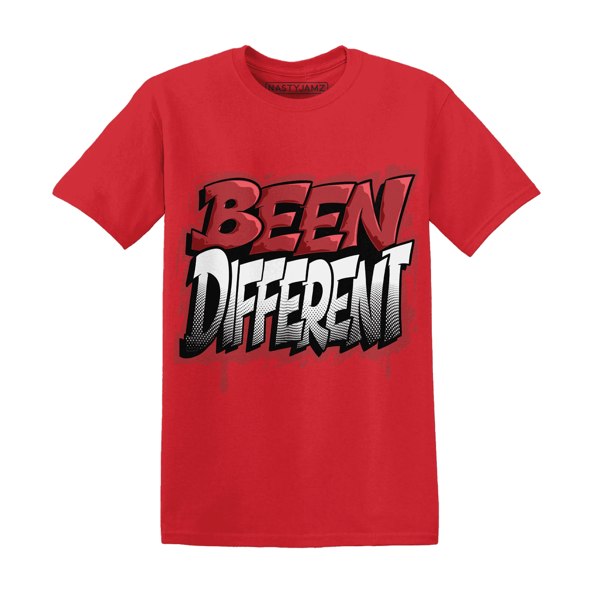 Black-Toe-Reimagined-Red-White-1s-T-Shirt-Match-Become-Different