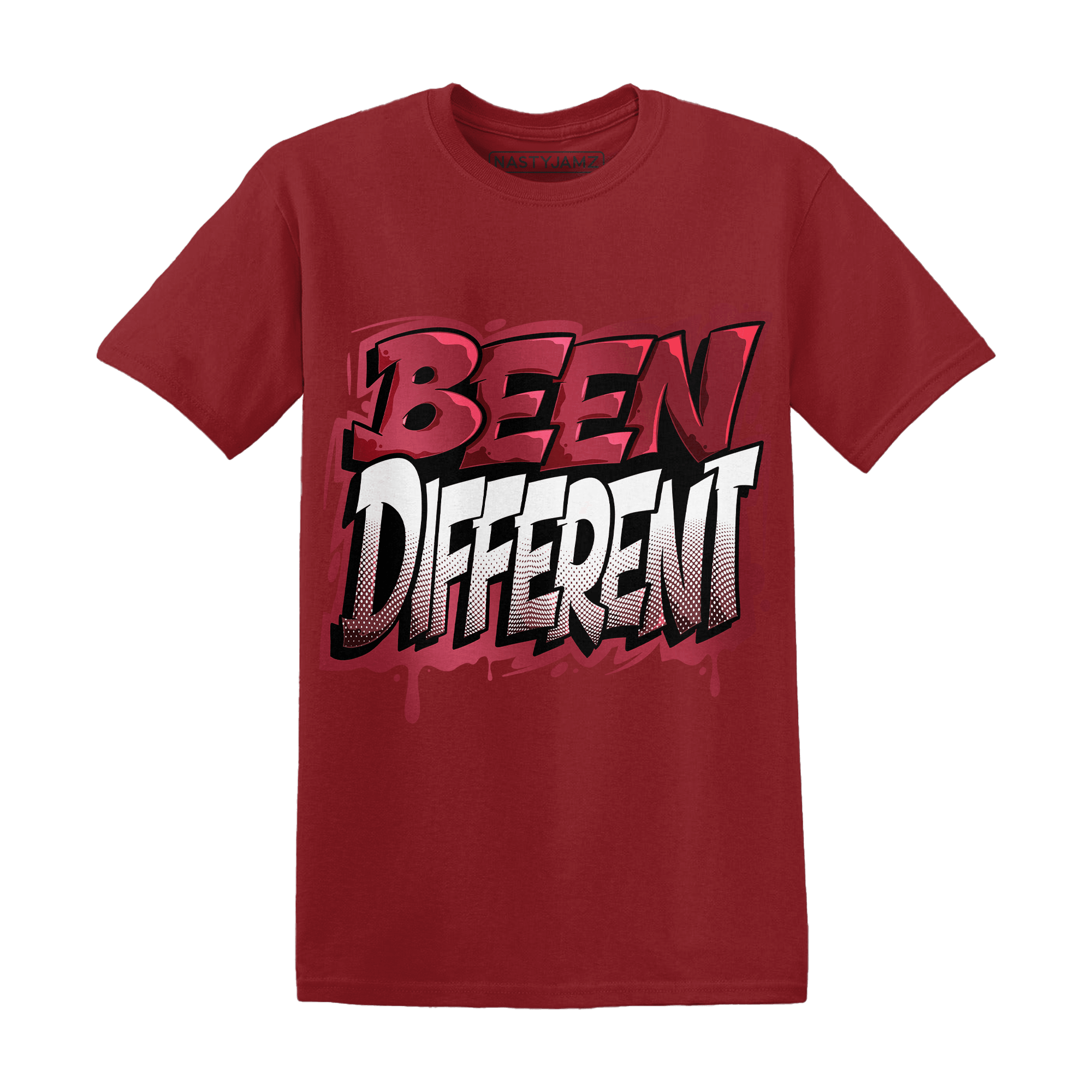 High 85 Metallic Burgundy 1s T Shirt Match Become Different - NastyJamz