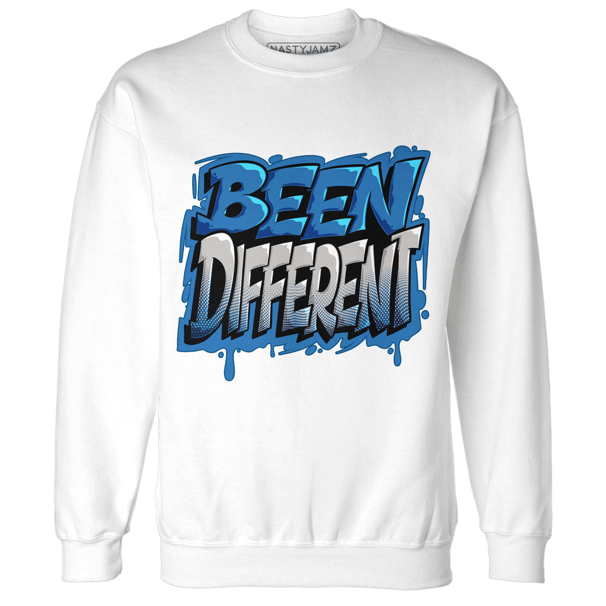 Industrial Blue 4s Sweatshirt Match Become Different - NastyJamz