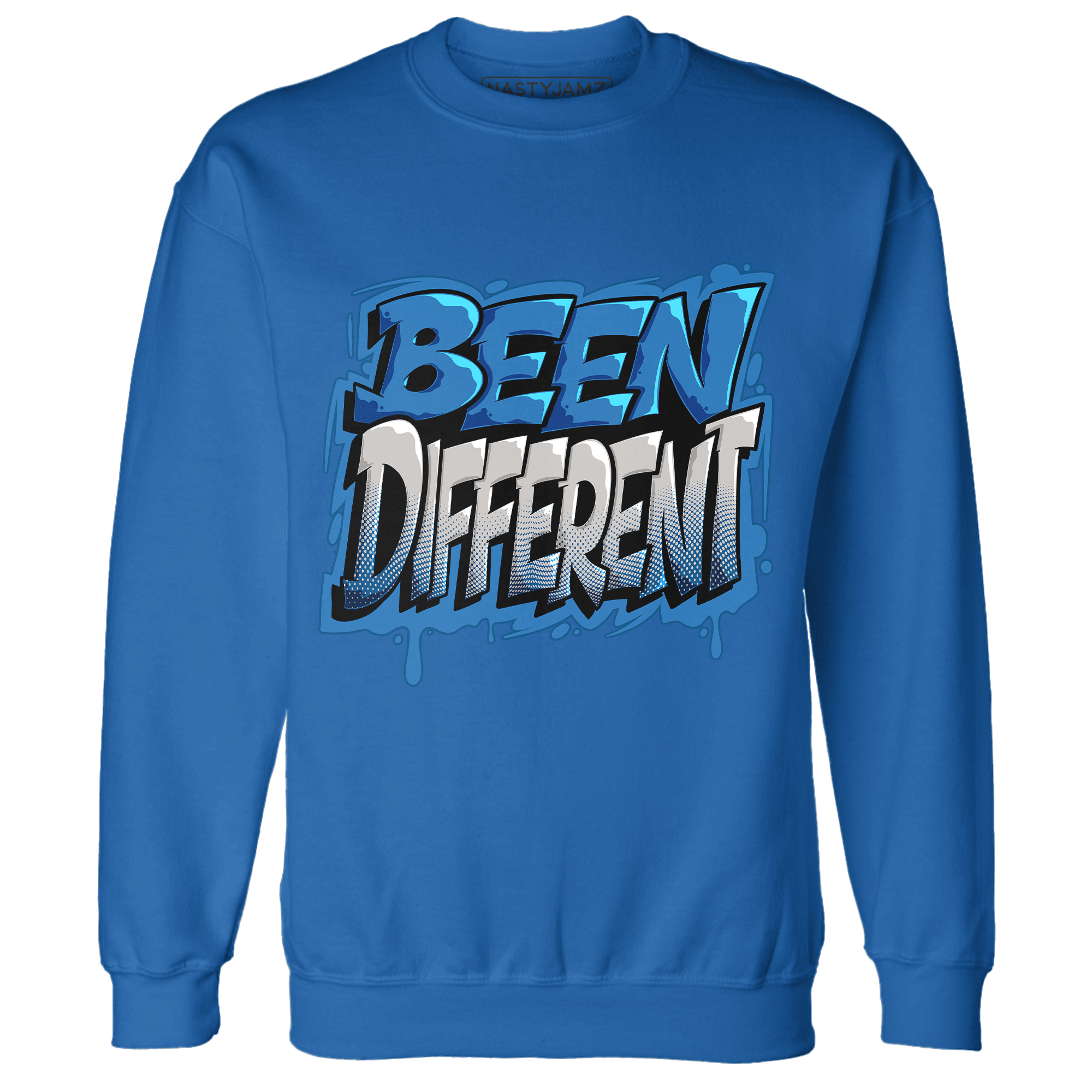 Industrial Blue 4s Sweatshirt Match Become Different - NastyJamz