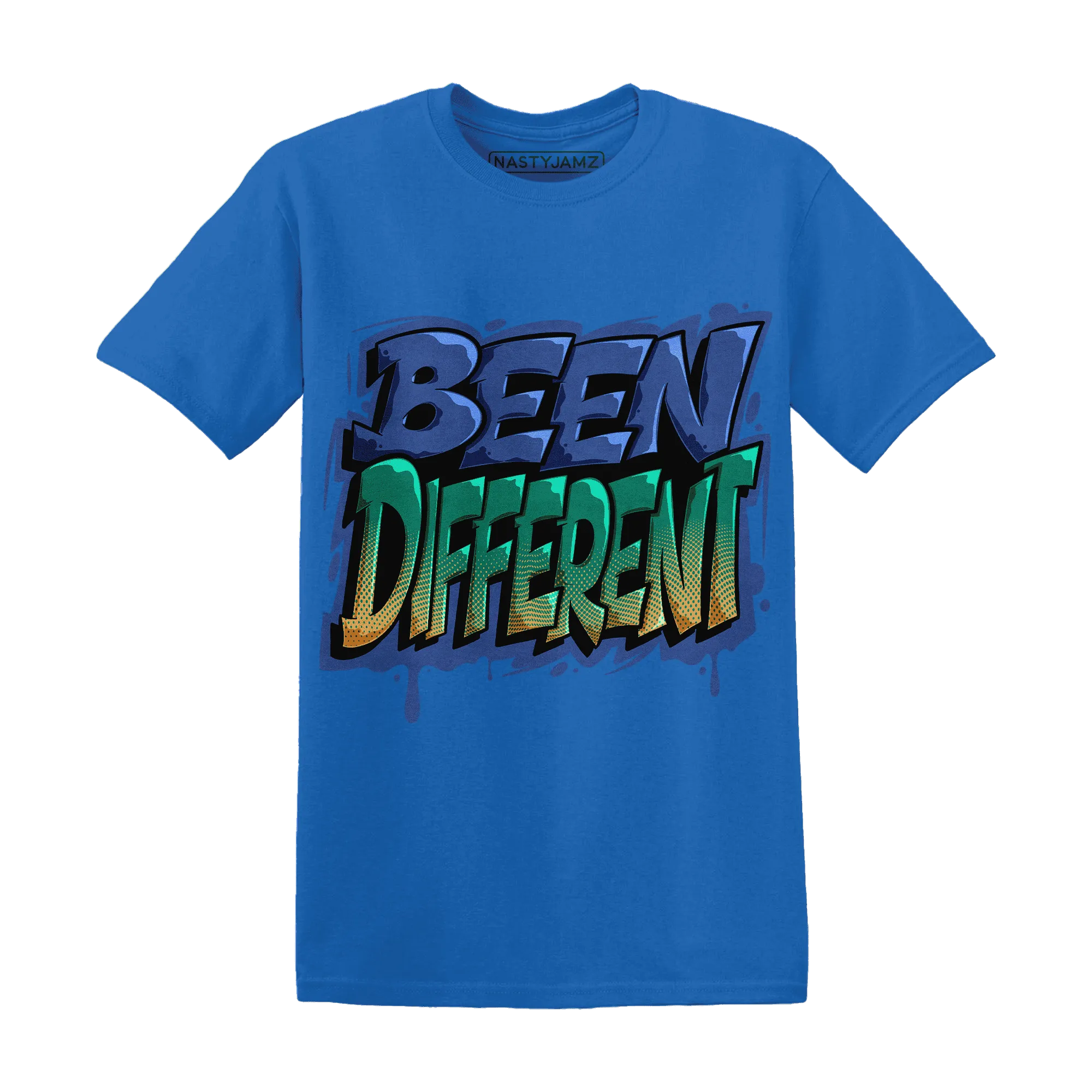 Dunk-Hyper-Royal-Malachite-T-Shirt-Match-Become-Different