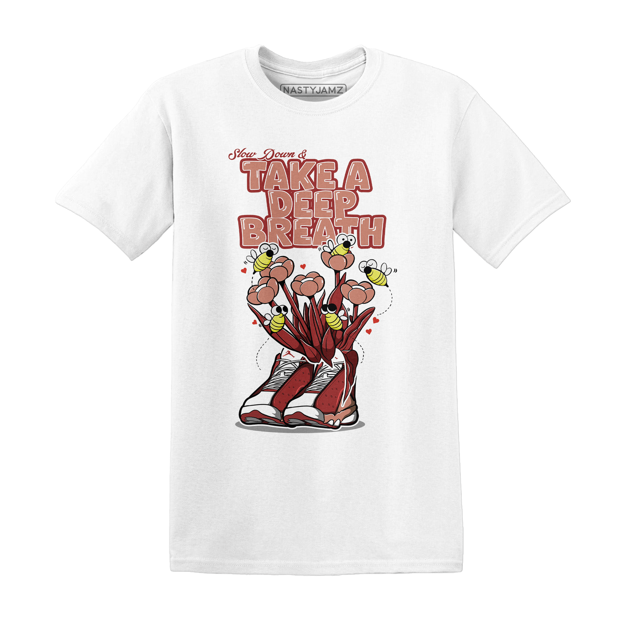 Dune Red 13s T Shirt Match Bee Sneaker - NastyJamz