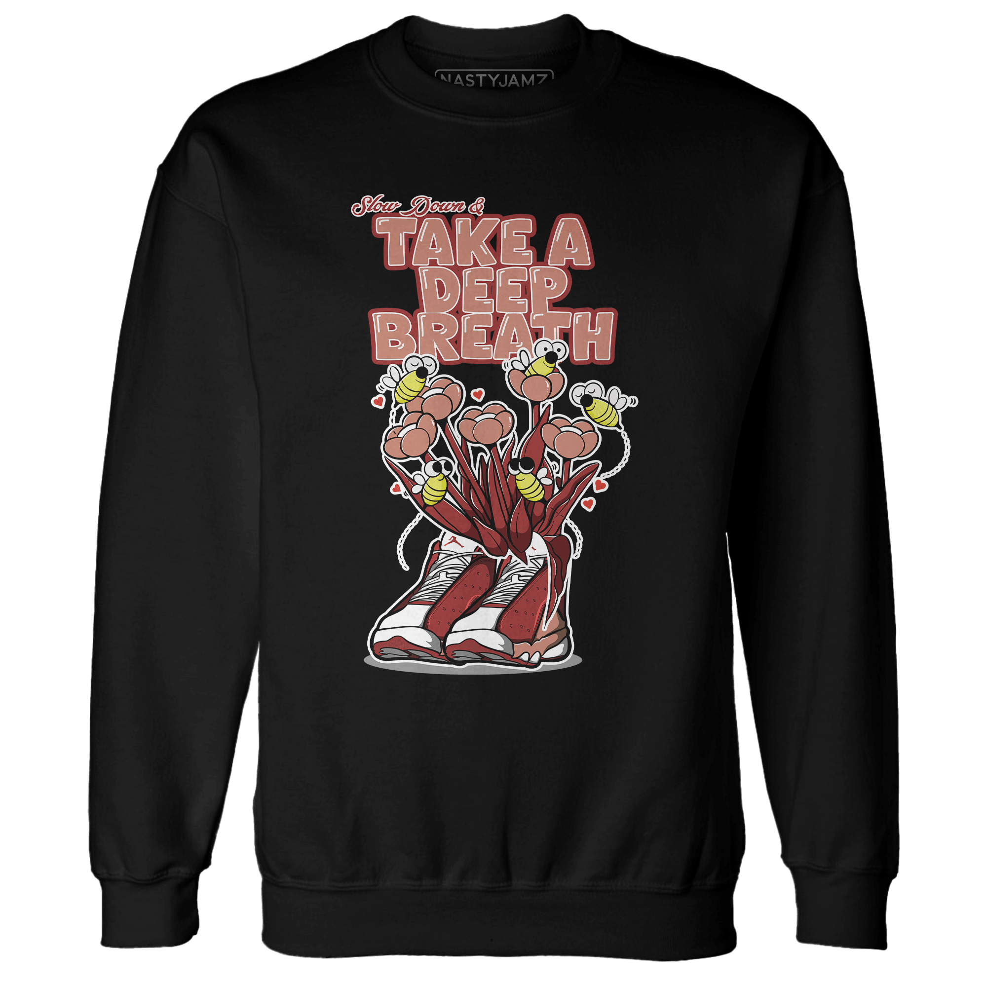 Dune Red 13s Sweatshirt Match Bee Sneaker - NastyJamz