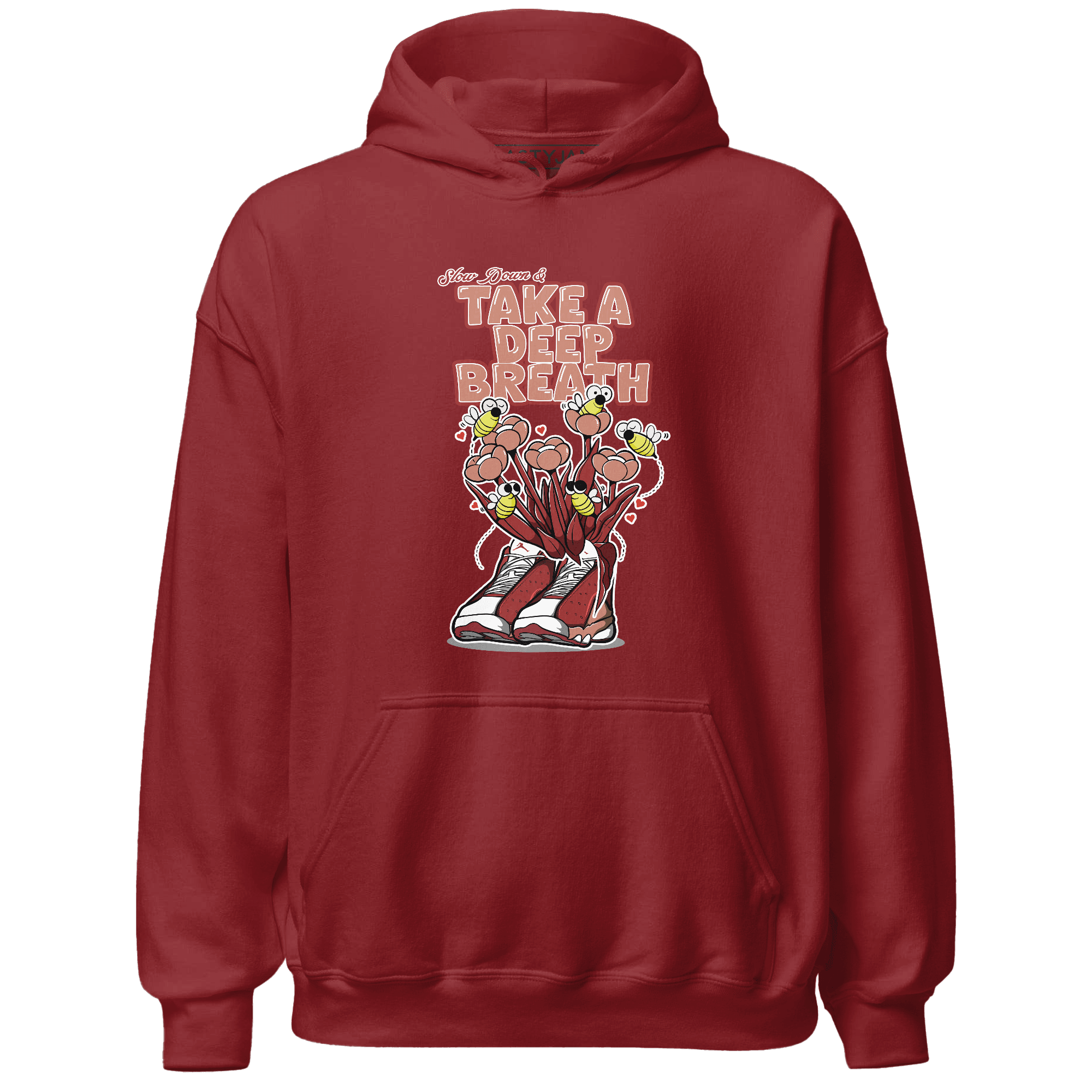 Dune Red 13s Hoodie Match Bee Sneaker - NastyJamz