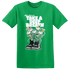 High OG Green Glow 1s T Shirt Match Bee Sneaker - NastyJamz