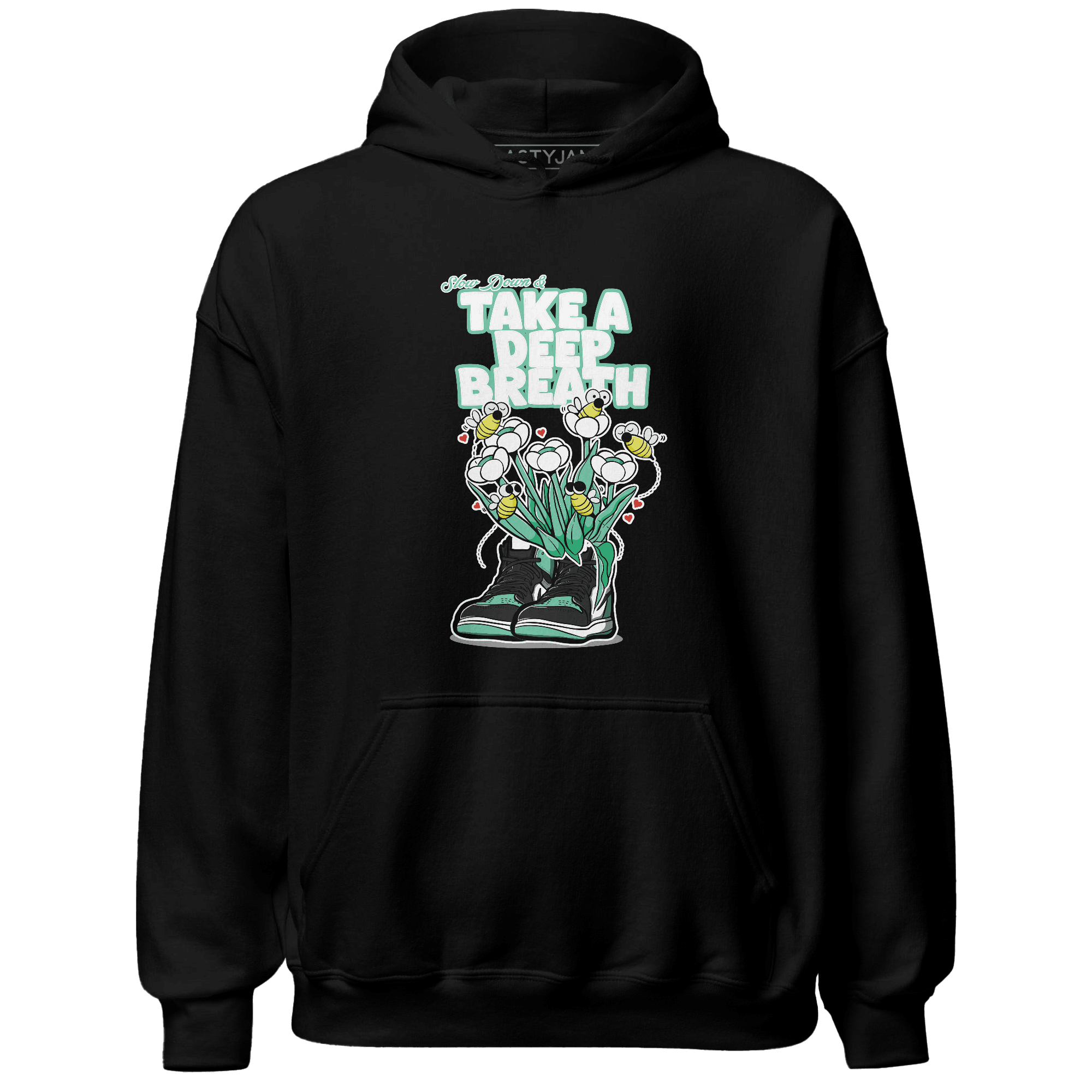 High OG Green Glow 1s Hoodie Match Bee Sneaker - NastyJamz