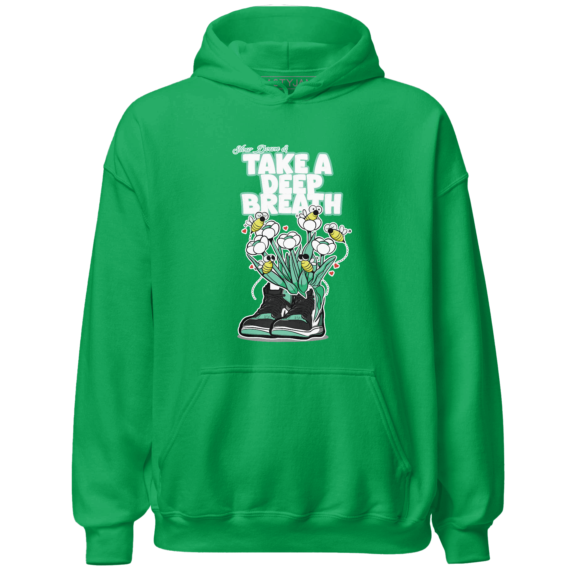 High OG Green Glow 1s Hoodie Match Bee Sneaker - NastyJamz