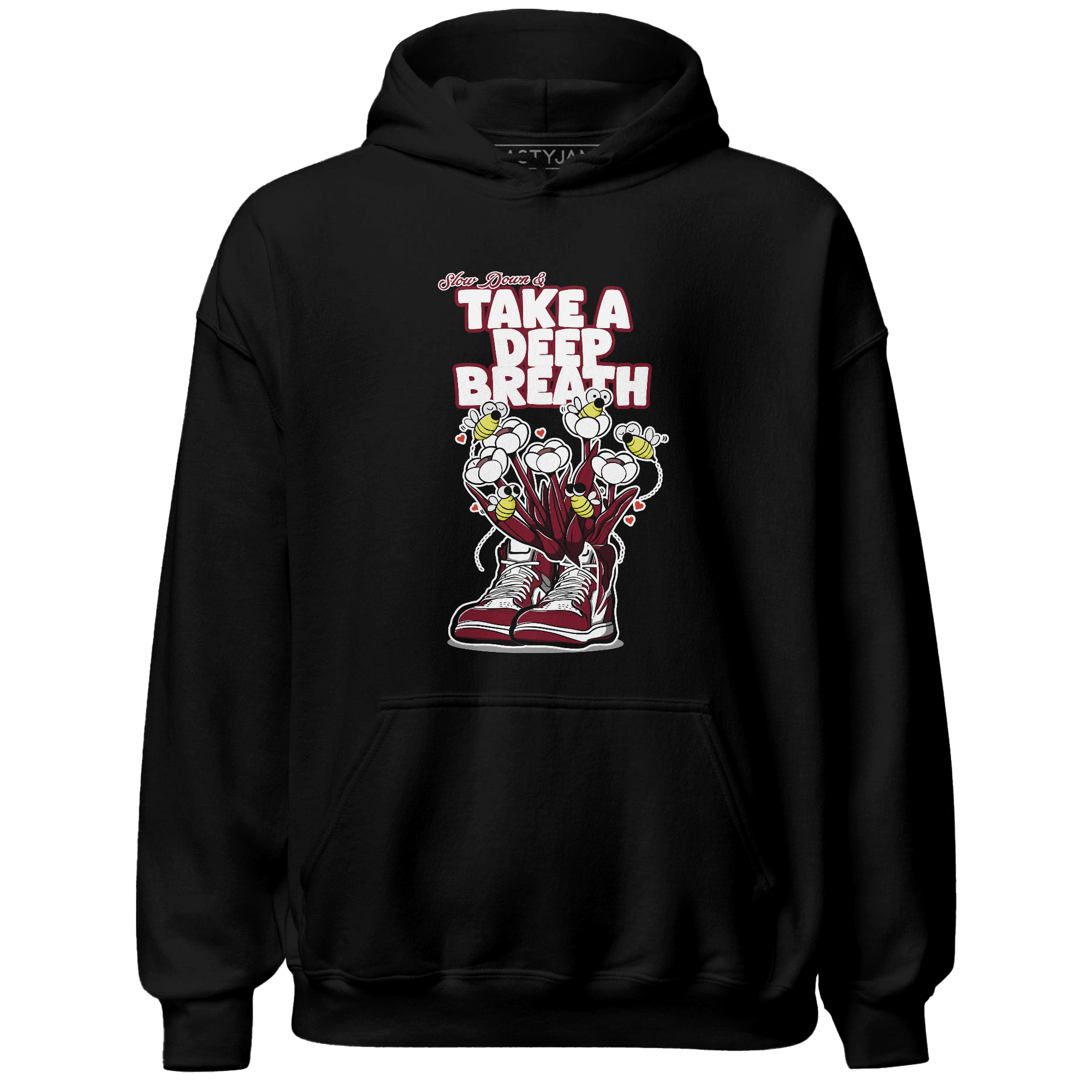 High White Team Red 1s Hoodie Match Bee Sneaker - NastyJamz