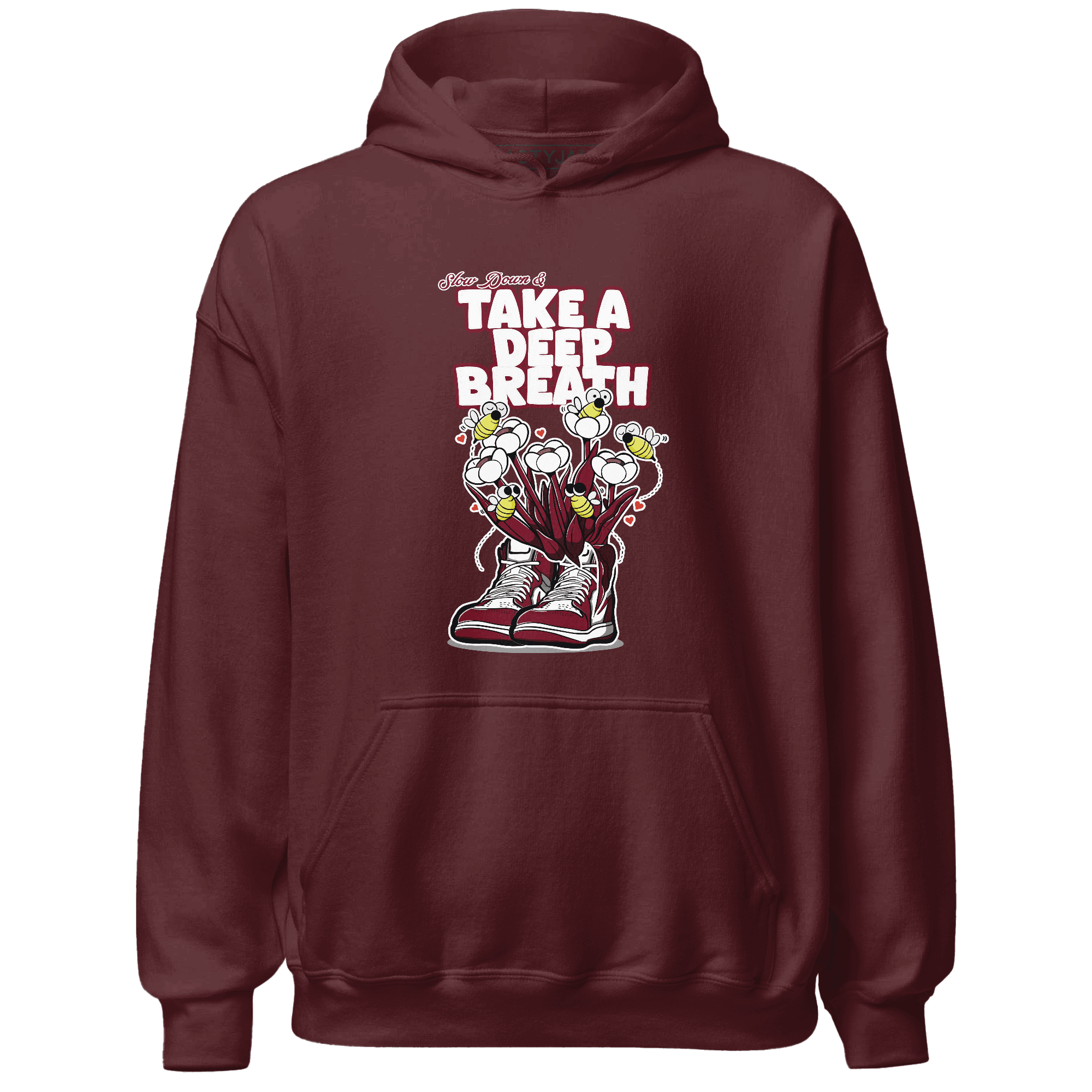 High White Team Red 1s Hoodie Match Bee Sneaker - NastyJamz